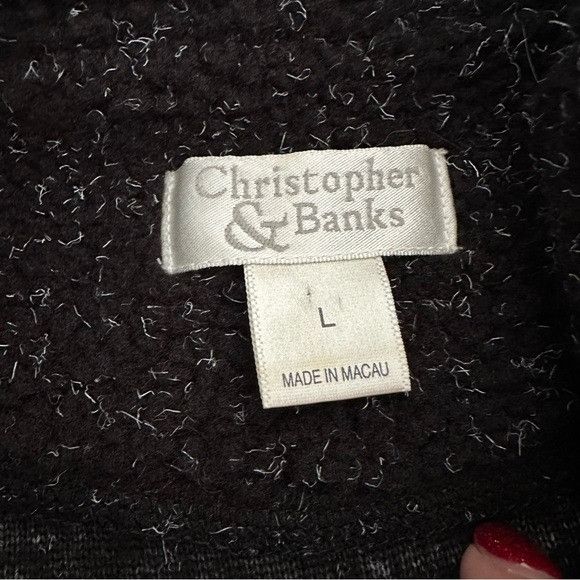 Vintage Vintage 2004 Christopher & Banks Chunky Teddy Fleece Pullove Size L / US 10 / IT 46 - 6 Thumbnail