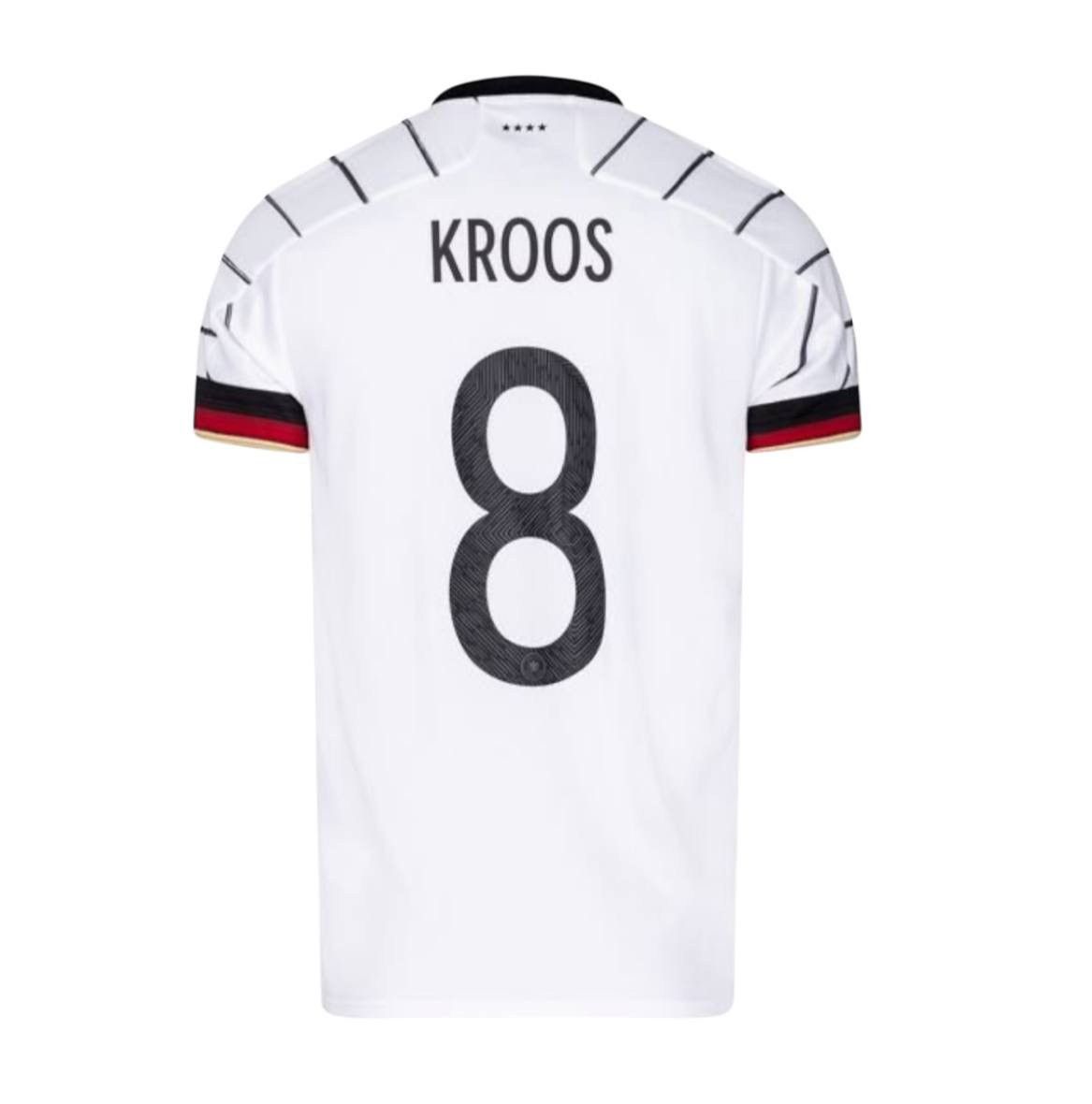 2019/21 GERMANY TEAM #8 KROOS HOME SOCCER FOOTBALL JERSEY L