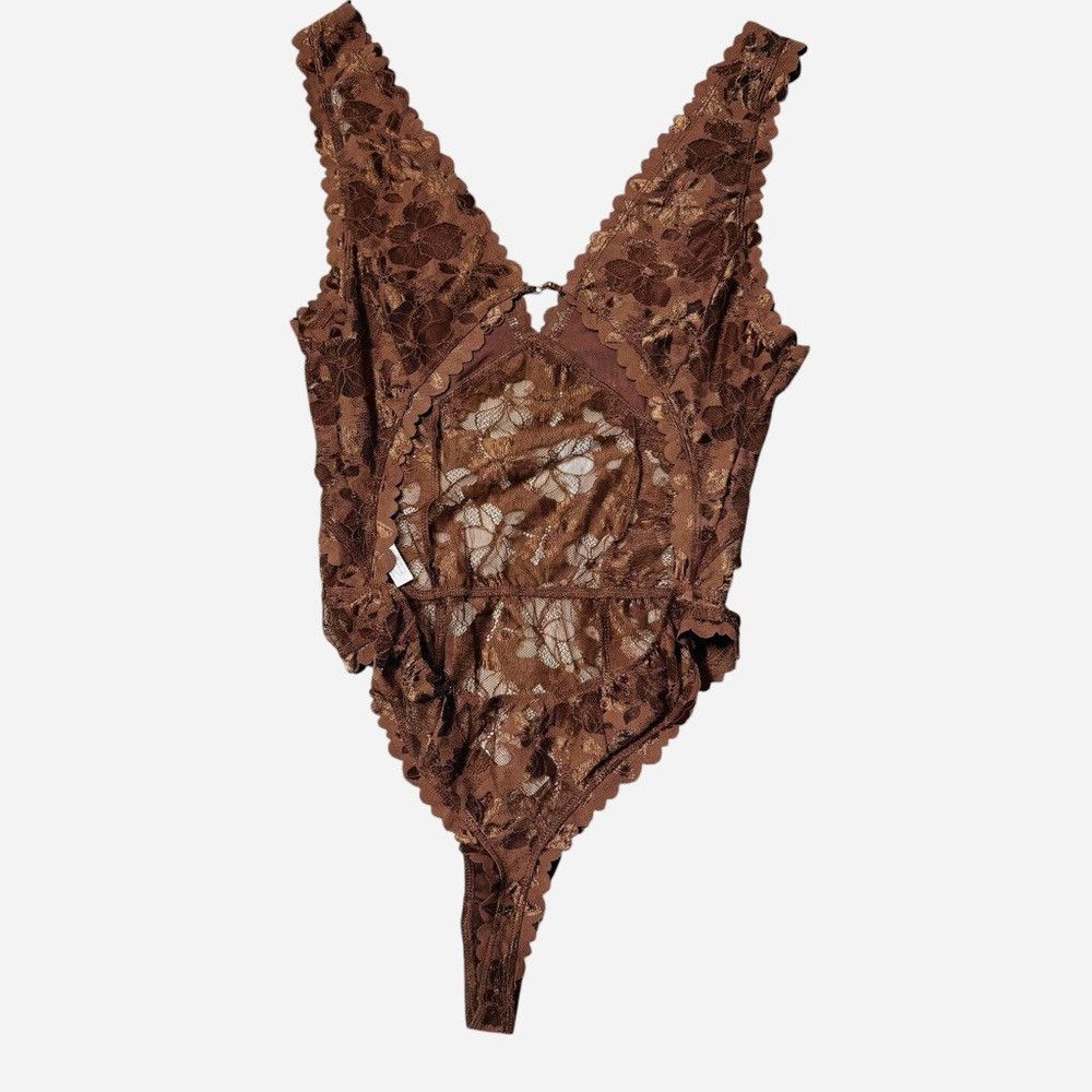 Free People NWT New $98 Free People Dream Of Me Darling Cocoa Brown Bod Size XS / US 0-2 / IT 36-38 - 4 Thumbnail