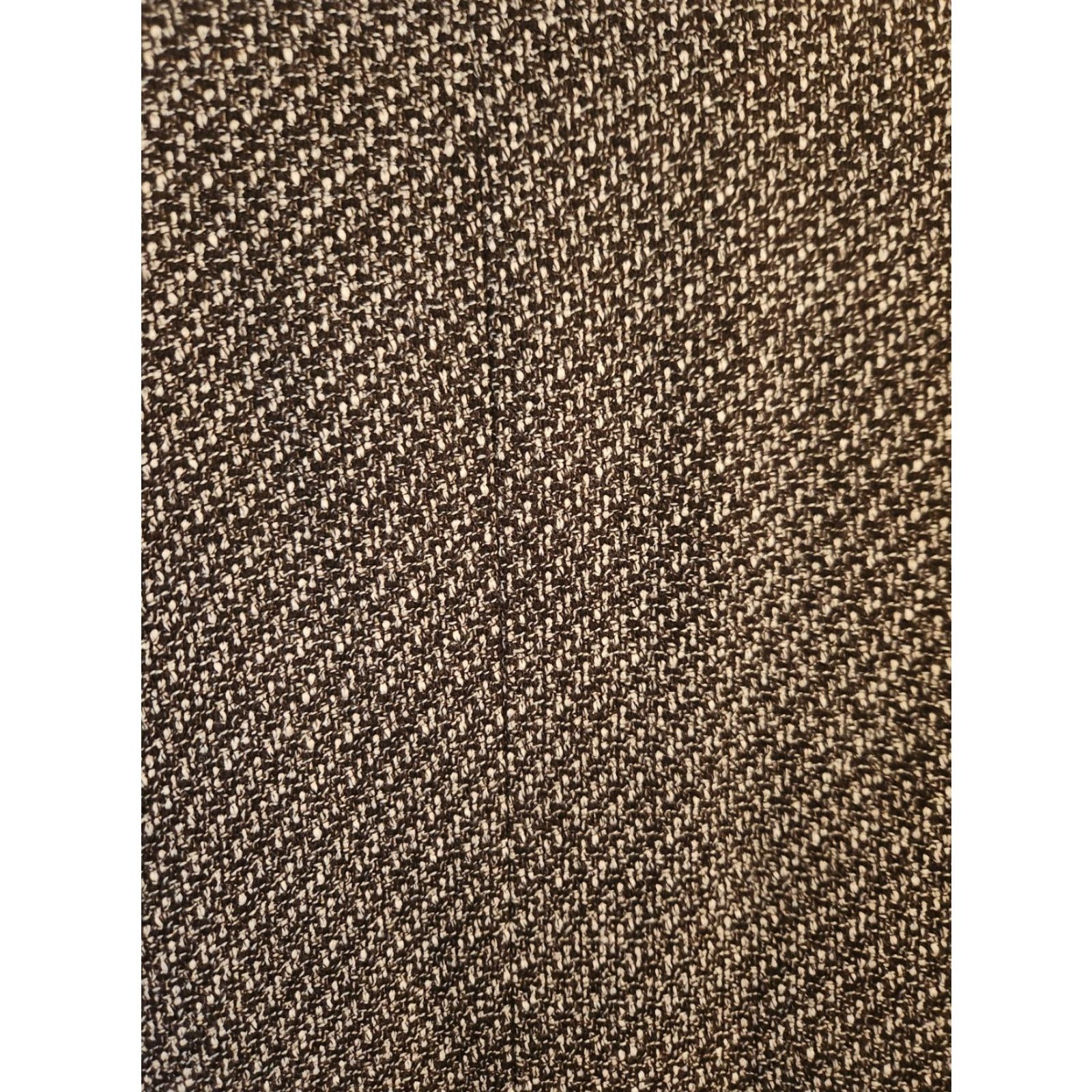 Vintage VINTAGE JG Hook Collarless Tweed V-Neck Blazer Jacket 30W Plus Women Brown Tweed Blazer Jacket Size 4XL / US 24-26 - 7 Thumbnail