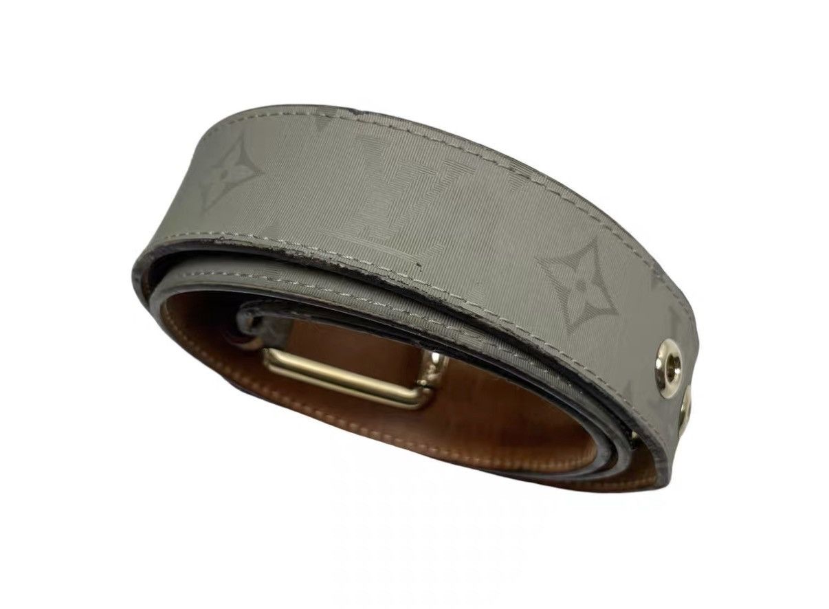 Louis Vuitton Louis Vuitton LV Titanium Monogram Belt J31 Size ONE SIZE - 4 Thumbnail
