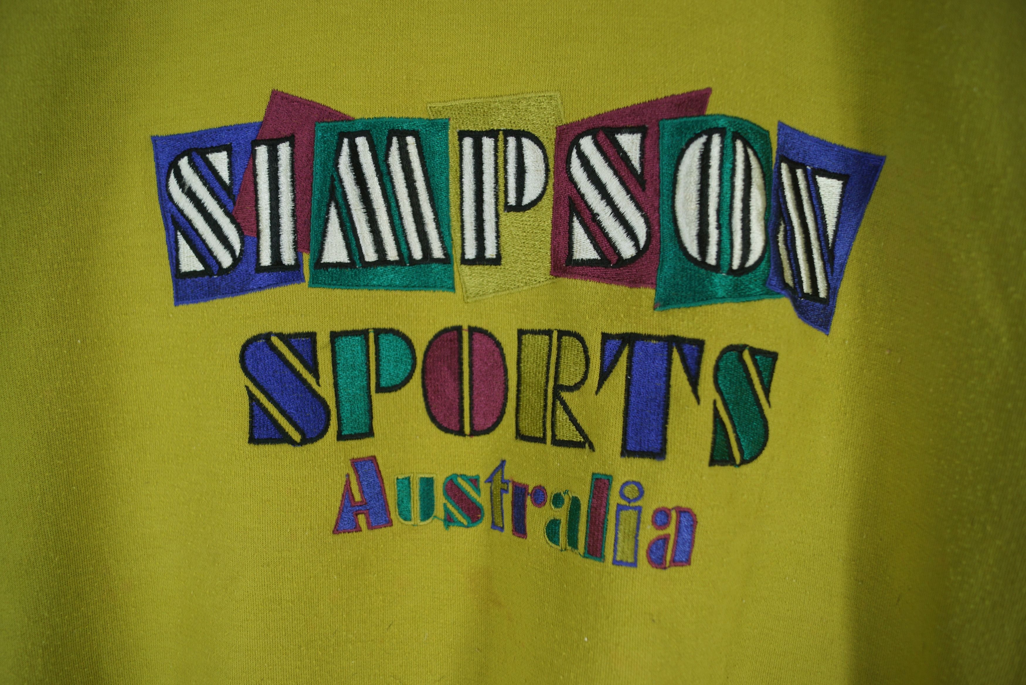 The Simpsons × Vintage Vintage Simpson sport Casual Sweasthirt Nice Design Size US M / EU 48-50 / 2 - 2 Thumbnail