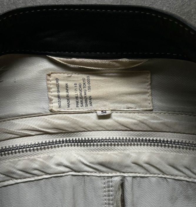 Nozomi Ishiguro NOZOMI ISHIGURO 2015 AW Asymmetrical Zip Leather Jacket Size US S / EU 44-46 / 1 - 5 Thumbnail