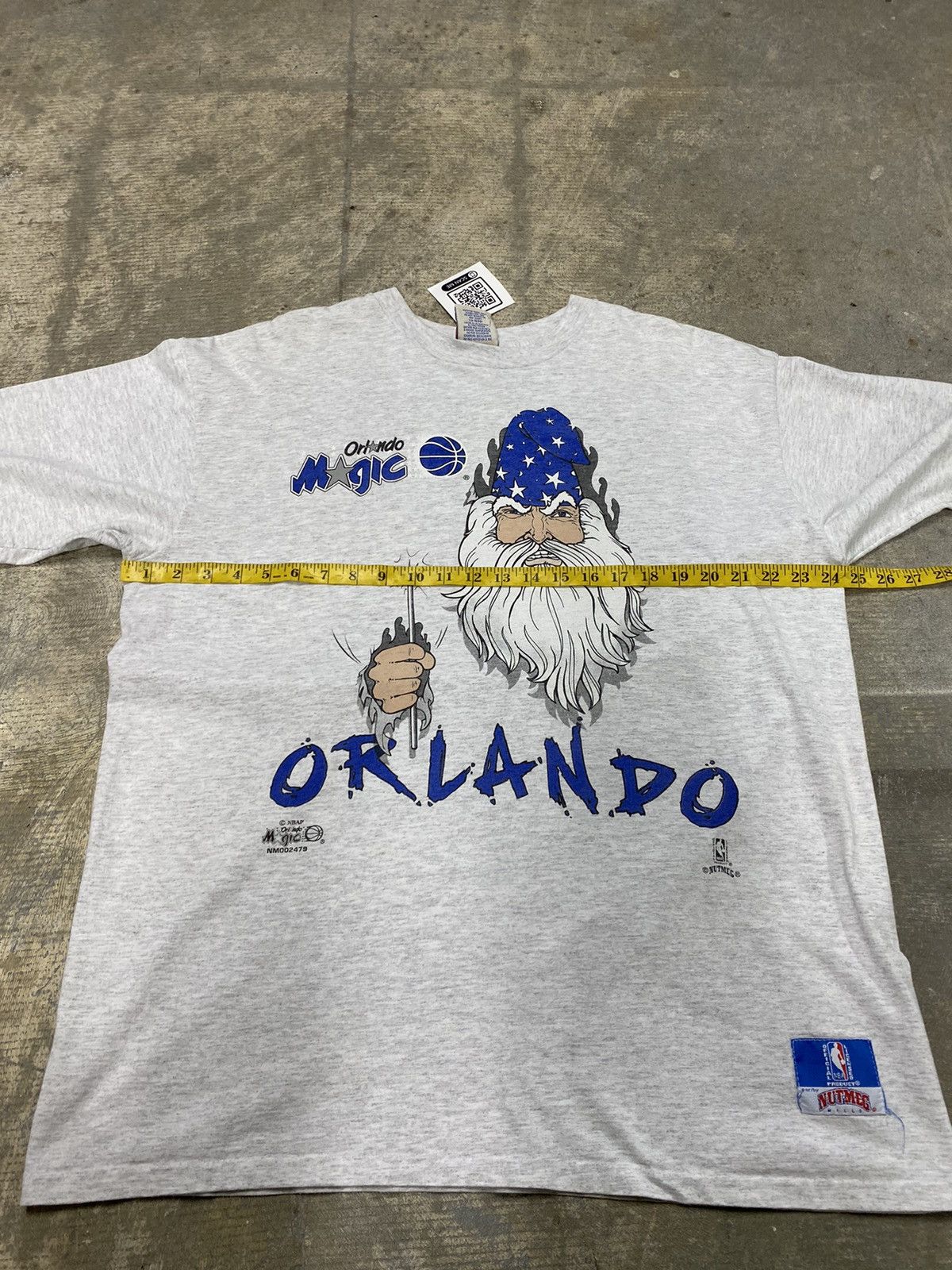 NBA × Nutmeg × Vintage Vintage 90’s Orlando Magic Nutmeg Double Sided T-Shirt Size US L / EU 52-54 / 3 - 10 Thumbnail