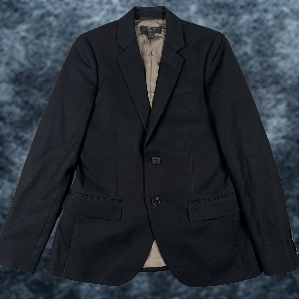 J.Crew J.CREW Ludlow Wool Blazer Sport Coat Womens 2 Black Suit Jacket Formal Business Size XS / US 0-2 / IT 36-38 - 1 Thumbnail