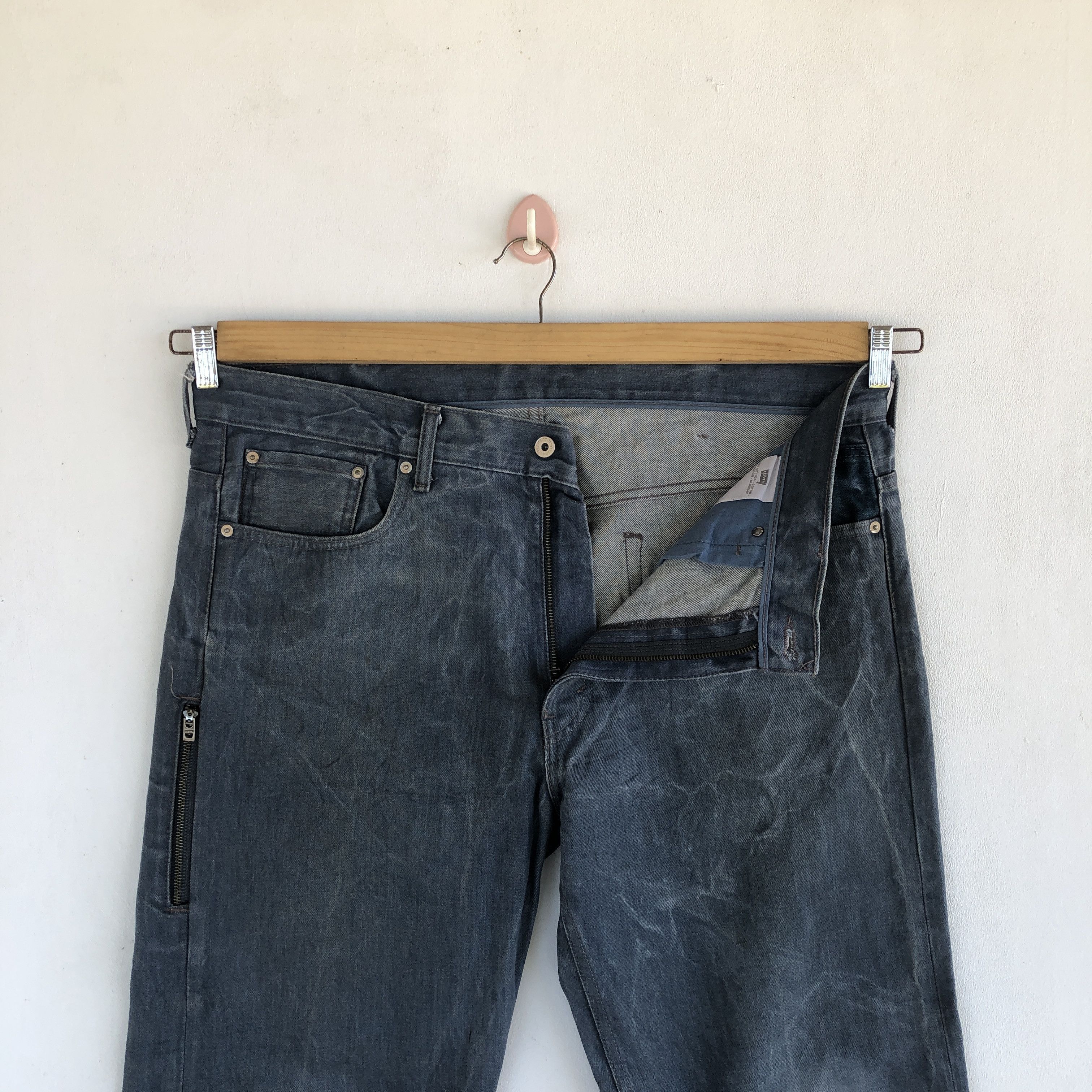 Levi's Vintage Levis Jeans Lightning Wrinkle Levis 569 Denim Pants Size US 40 / EU 56 - 5 Thumbnail