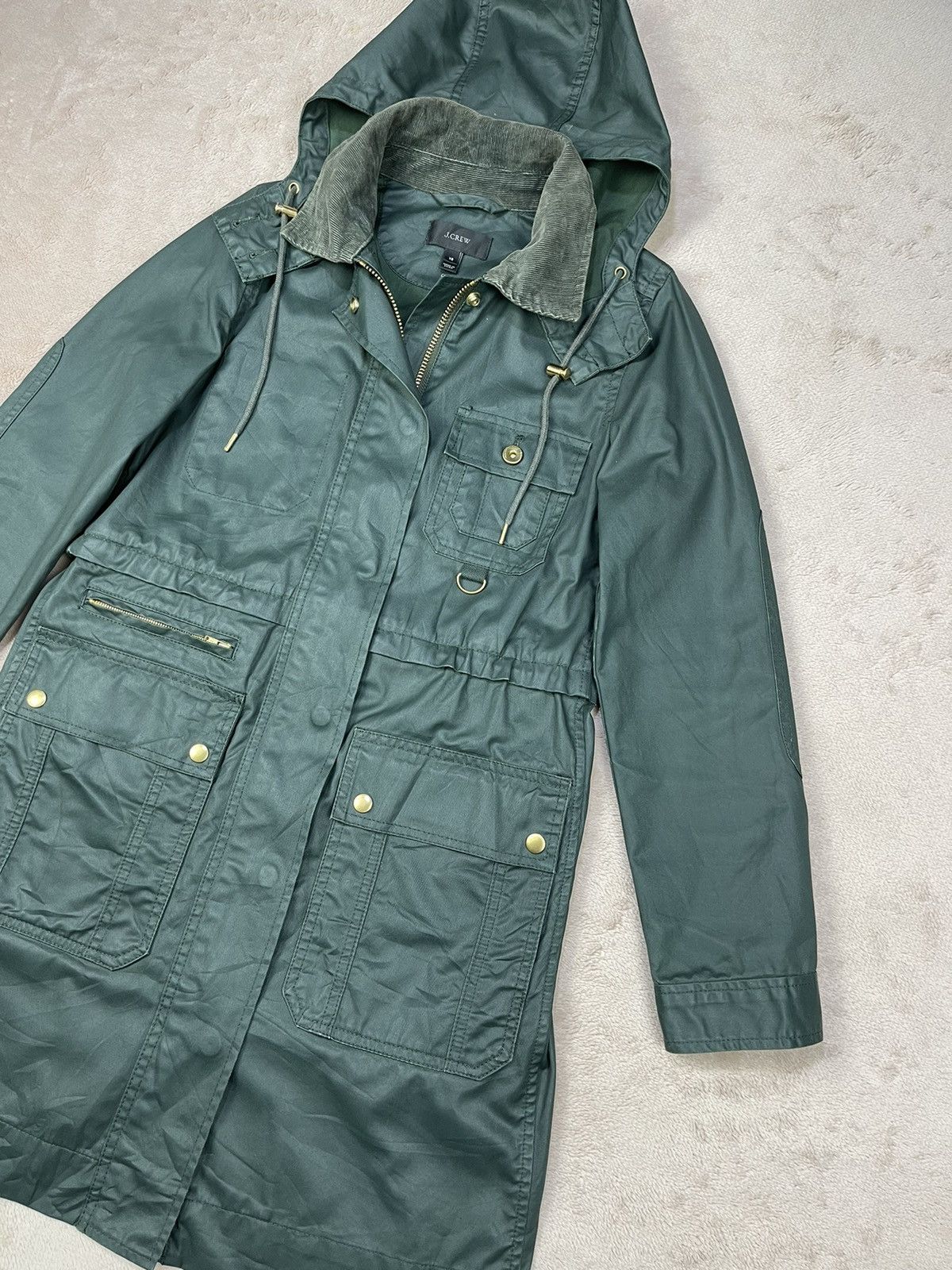 J.Crew J CREW Jacket Green Downtown Utility Field Parka Size US XS / EU 42 / 0 - 4 Thumbnail