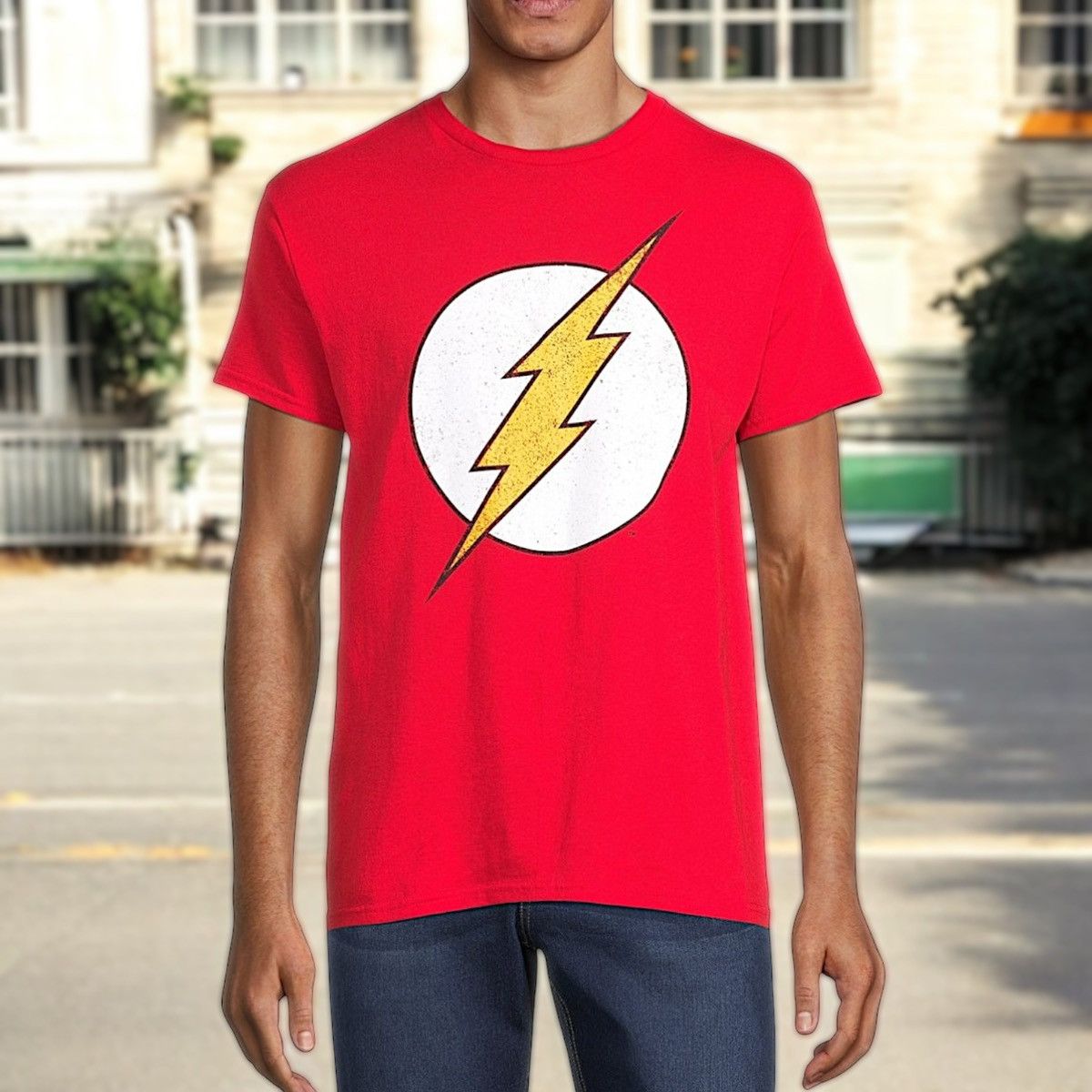 DC Comics The Flash DC Comics Men’s Red Graphic T-Shirt Sz L Size US L / EU 52-54 / 3 - 1 Thumbnail