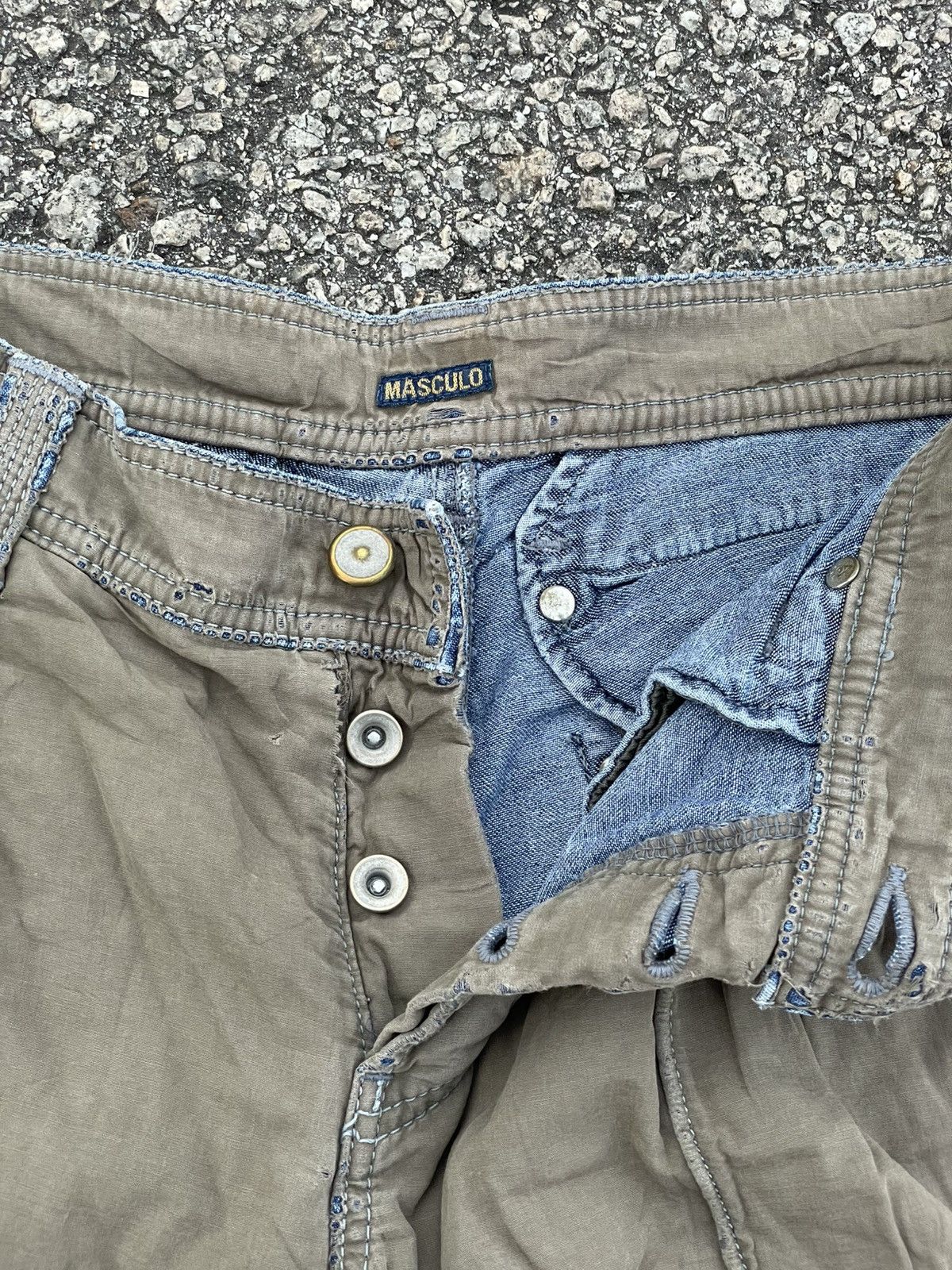 Le Grande Bleu (L.G.B.) Masculo - Y2K Style Flared Jean Size 30" / US 8 / IT 44 - 3 Thumbnail
