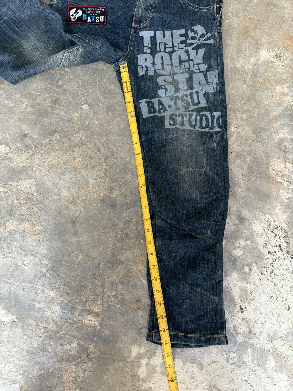 Hysteric Glamour Ba-tsu Studio Ifsixwasnine Punk Style Jeans Size US 29 - 12 Thumbnail