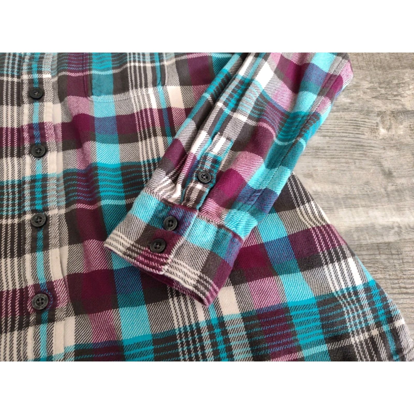 Patagonia Patagonia Fjord Flannel Button Shirt Womens 8 Plaid Organic Cotton M 53915 Size M / US 6-8 / IT 42-44 - 3 Thumbnail
