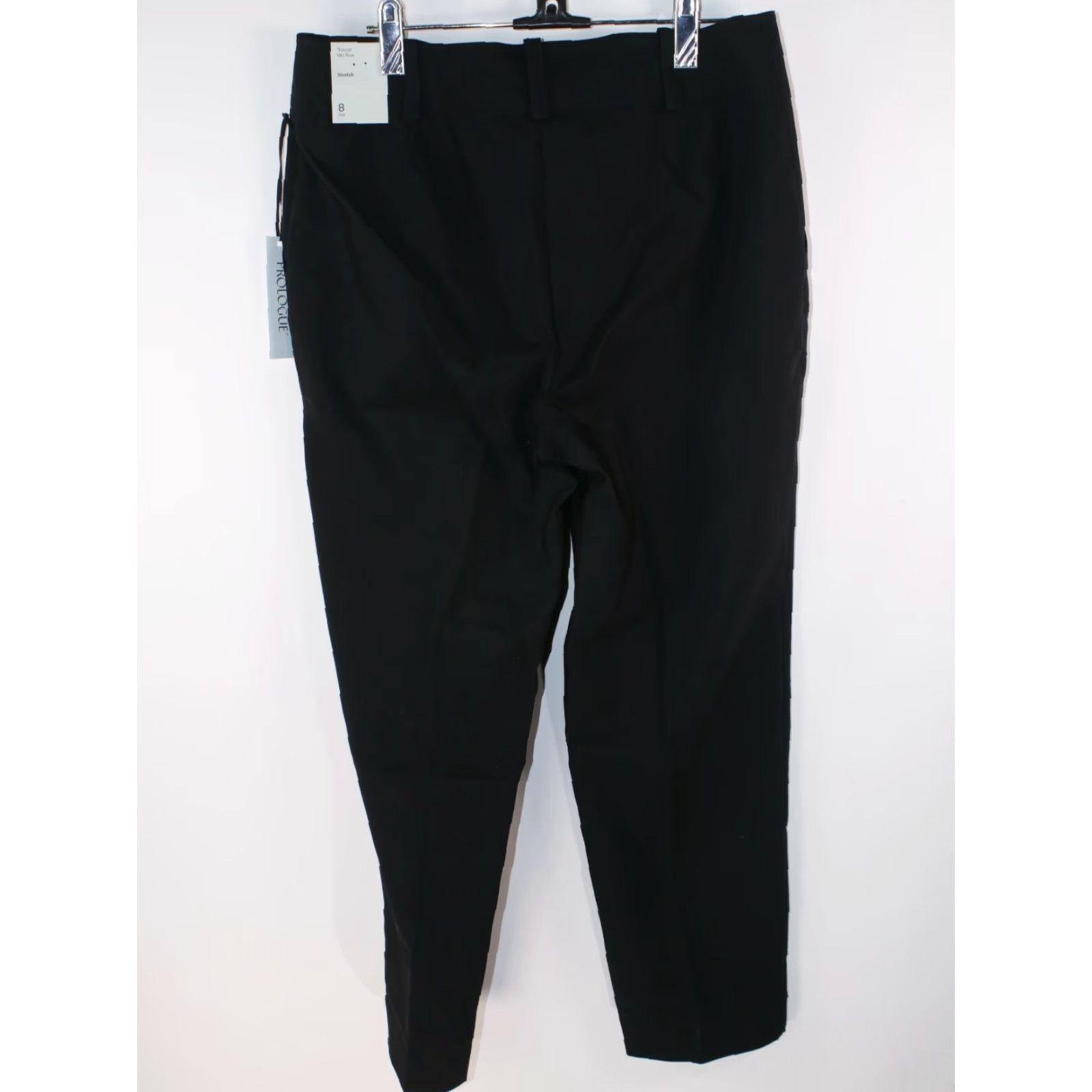 Vintage Prologue Trouser Straight Mid Rise Jegging Stretch Black Pants Women's 8 31X24.5 Size 30" / US 8 / IT 44 - 5 Thumbnail