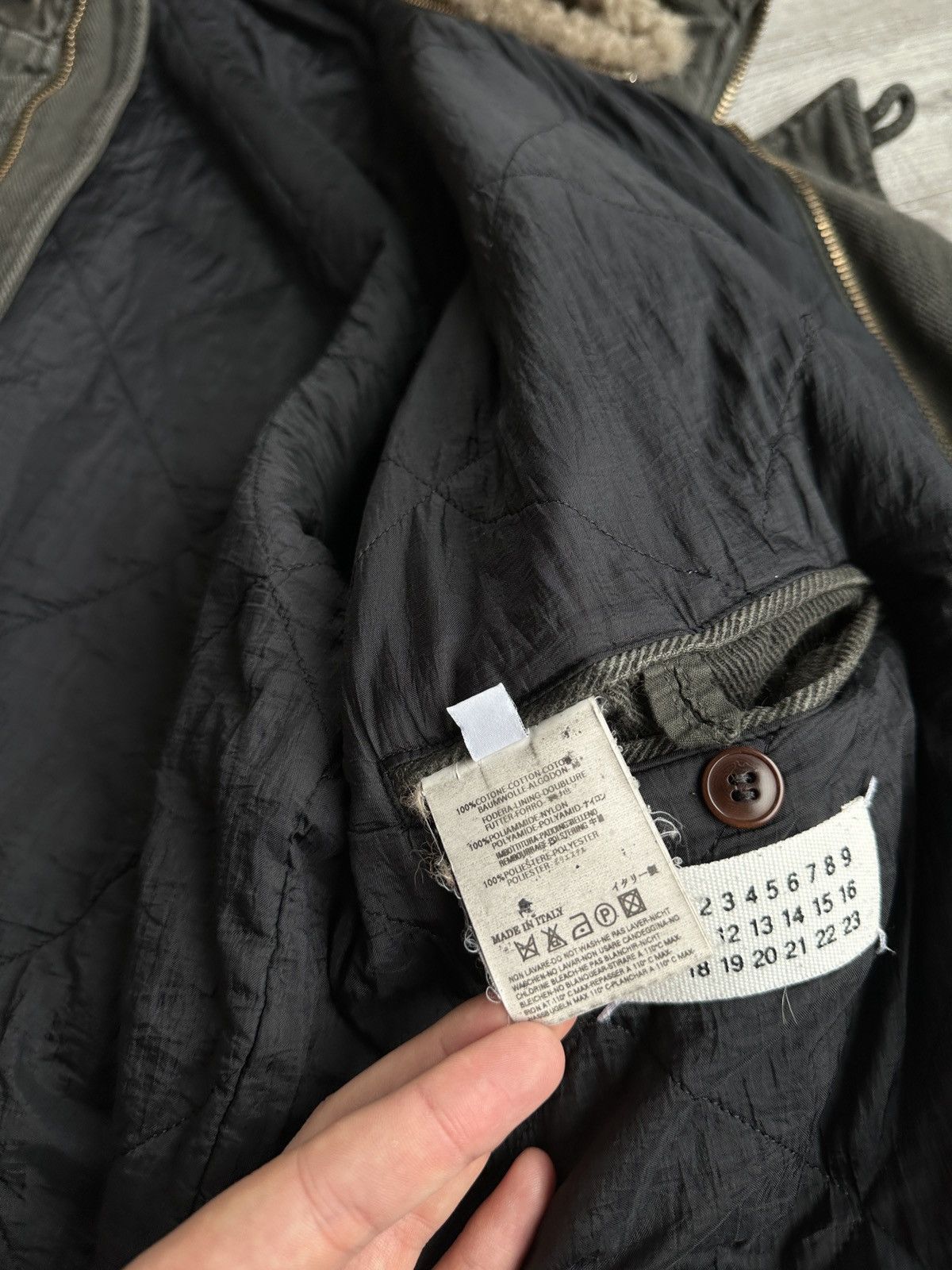 Maison Margiela Maison Margiela AW2005 Military N-3B Parka Padded Fur Jacket Size US M / EU 48-50 / 2 - 9 Thumbnail