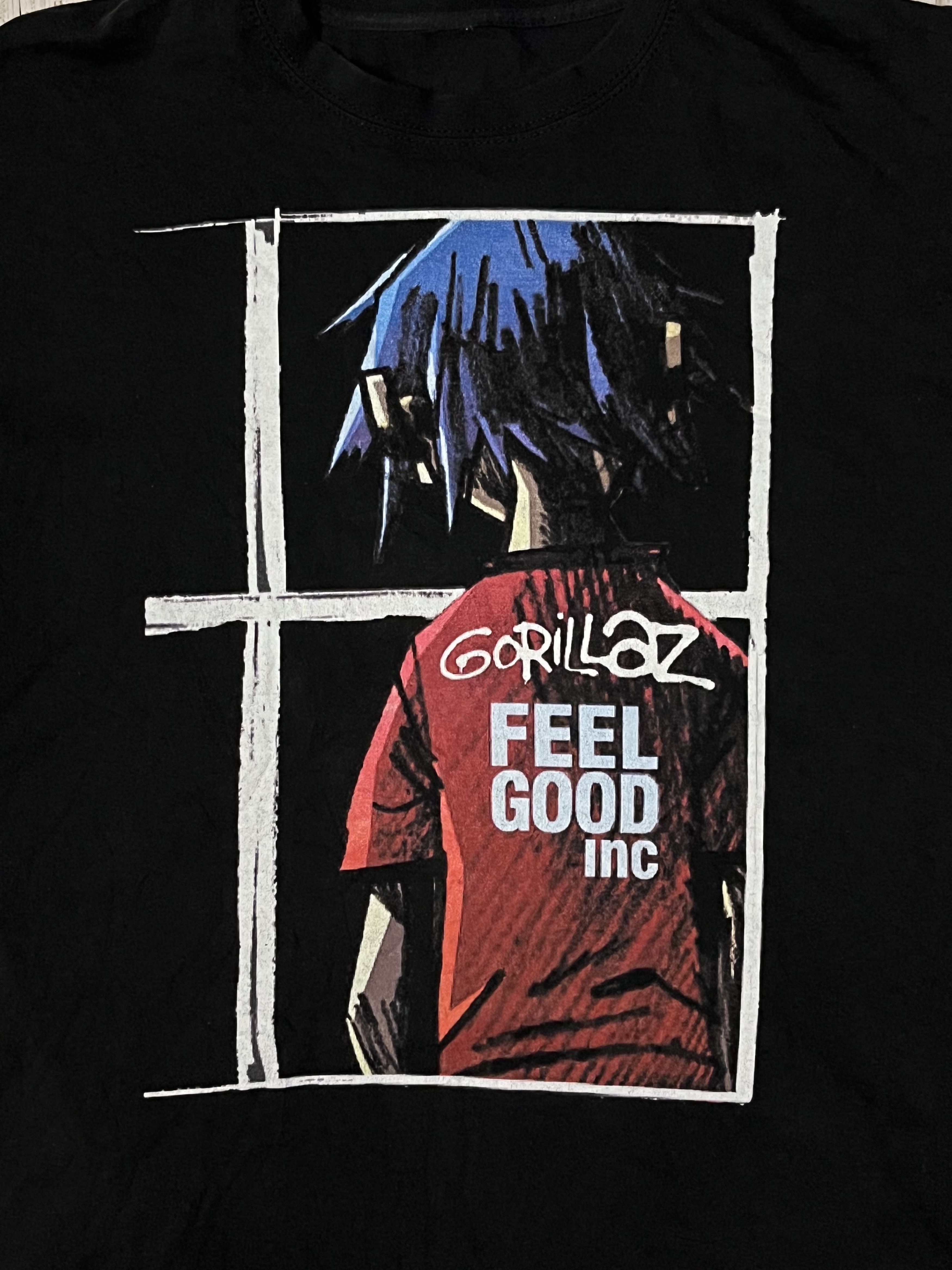 Band Tees × Vintage Gorillaz Feel Good Inc Tee Size US M / EU 48-50 / 2 - 4 Thumbnail