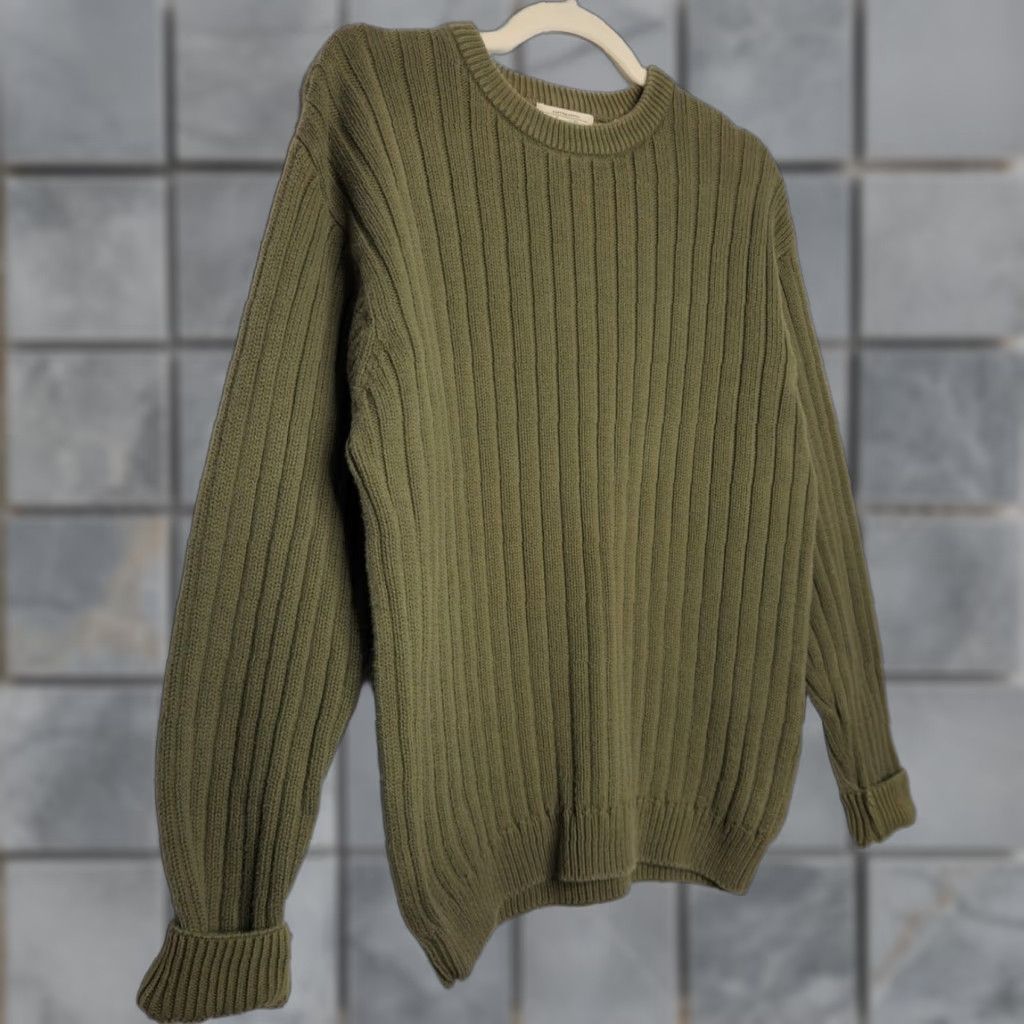 Vintage VINTAGE St Johns Bay Crewneck Sweater Green Unisex Adults M Pullover Nature Earth Tones Grunge Skate 90s Size US M / EU 48-50 / 2 - 1 Thumbnail