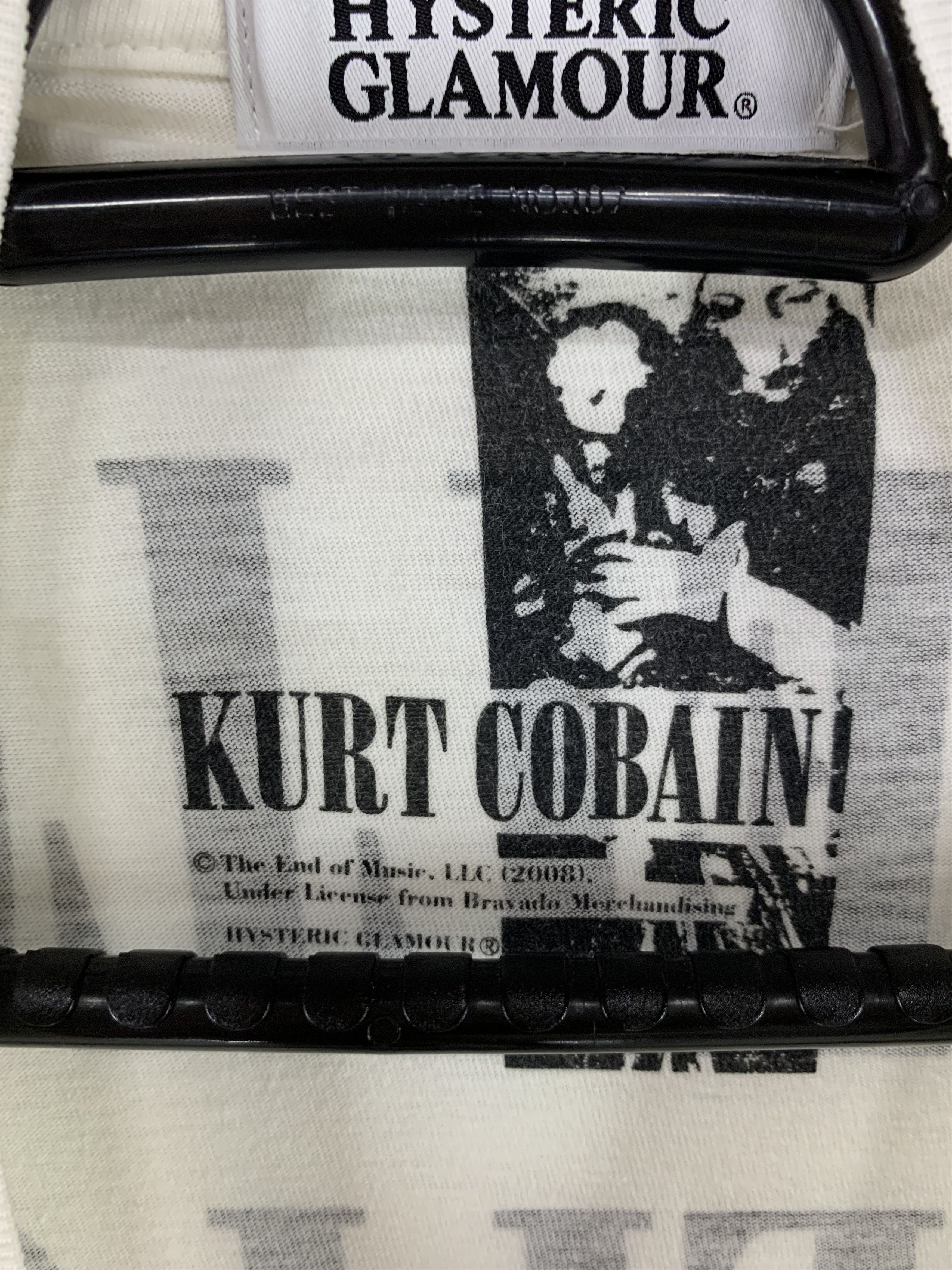 Hysteric Glamour × Japanese Brand Hysteric glamour Kurt cobain hello how low tee Size US S / EU 44-46 / 1 - 9 Thumbnail