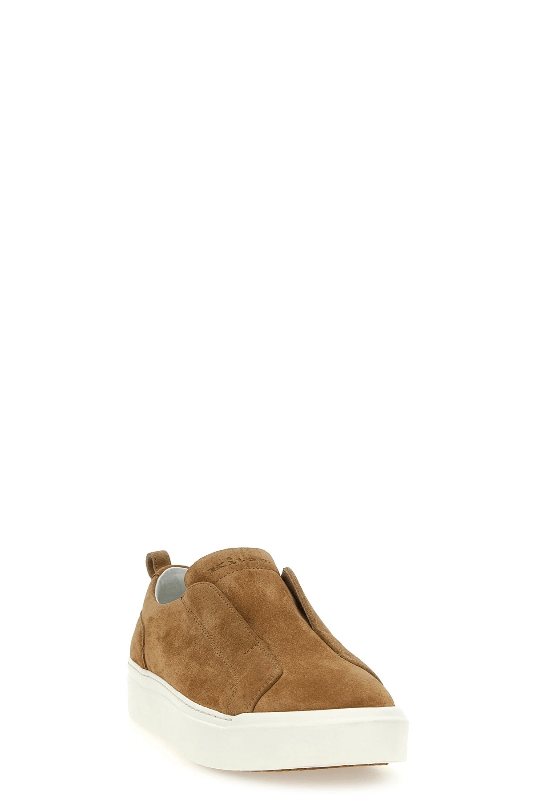 Kiton KITON Brown Suede Slip On Sneakers New And Authentic Size US 5.5 / EU 38 - 2 Thumbnail
