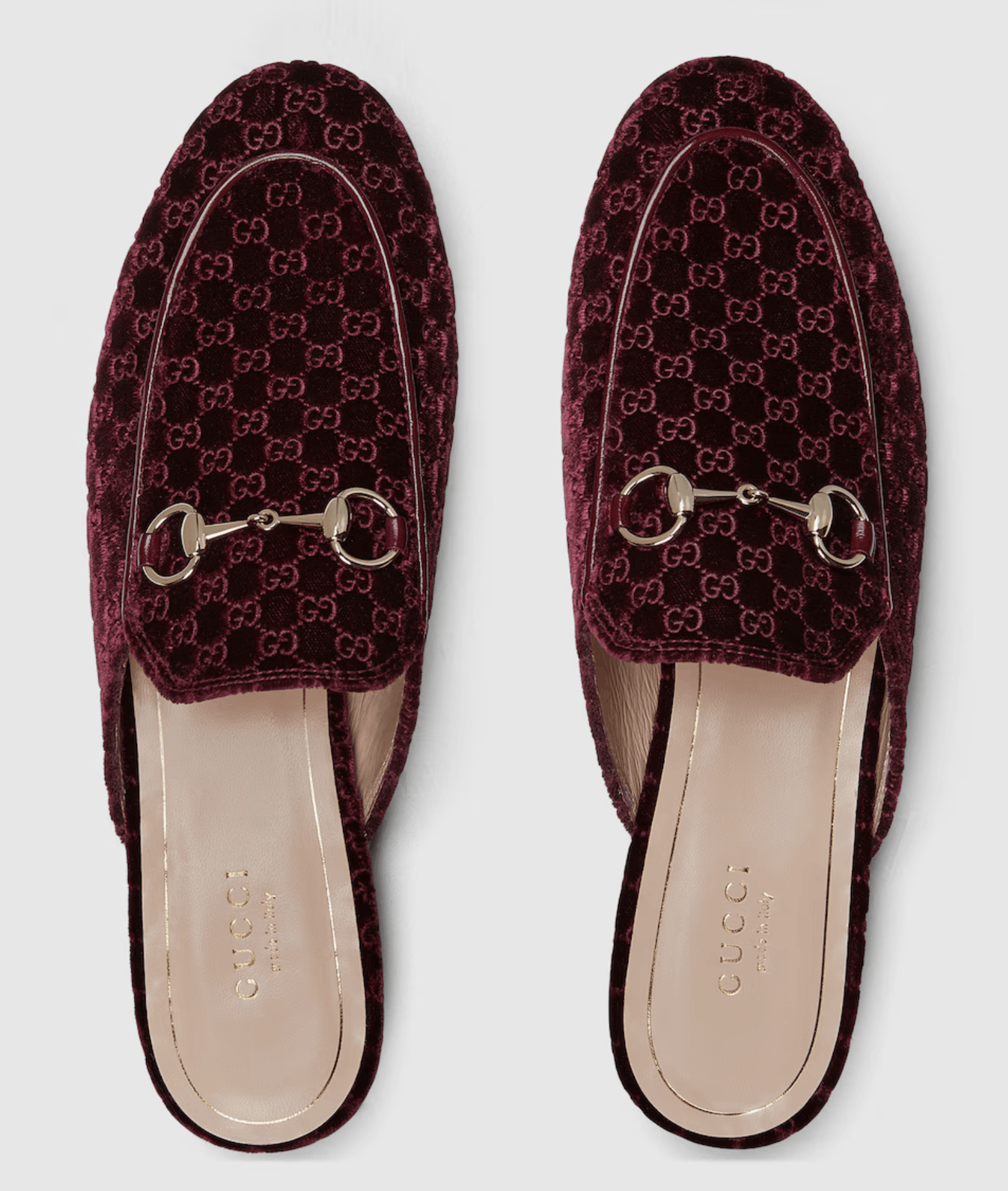 Gucci Gucci Princetown Velvet GG Logo Slide Loafer Mule Flat 37 Size US 7 / IT 37 - 10 Thumbnail