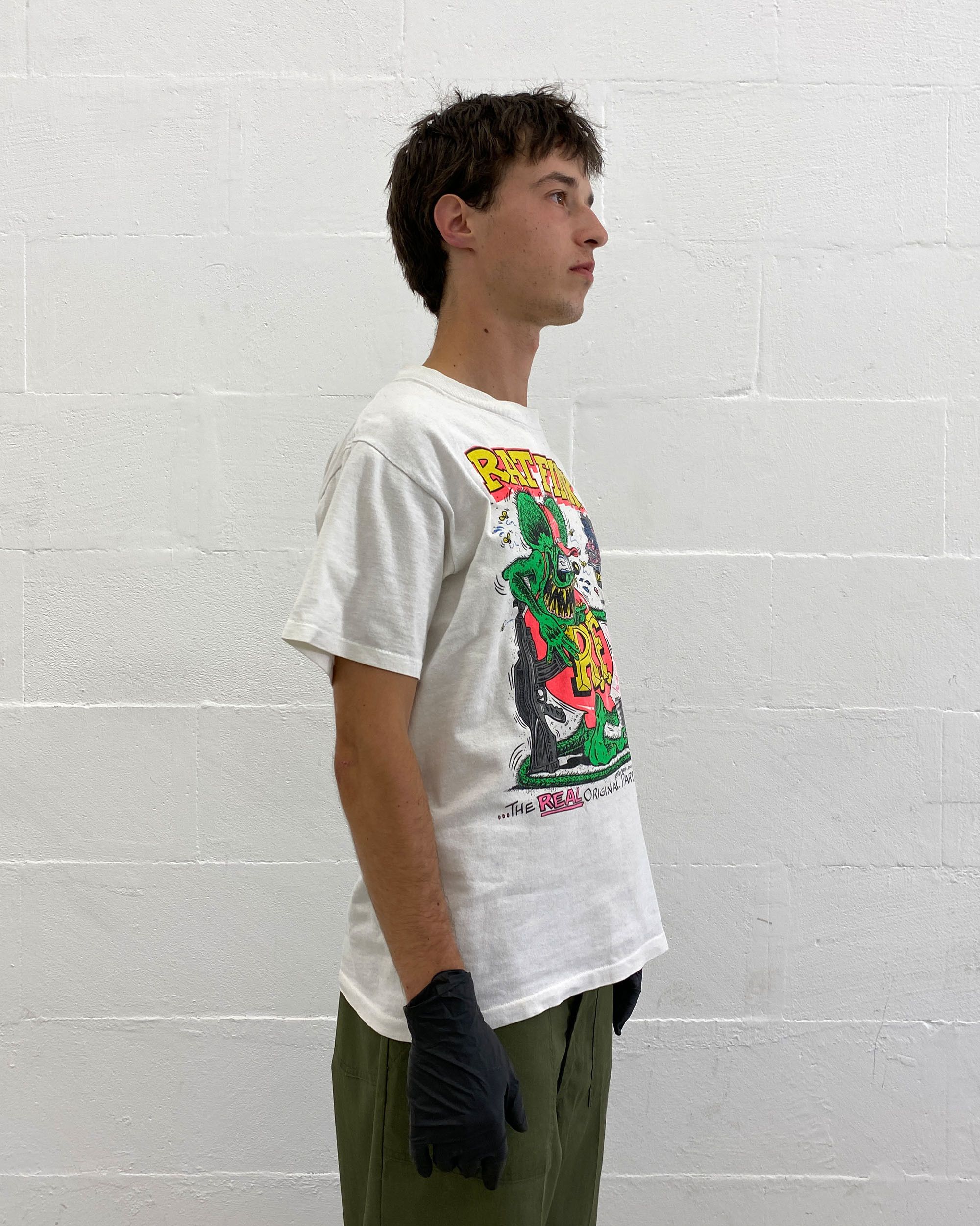 Vintage 1990 Rat Fink Ed Roth Single Stitch T-Shirt Size US M / EU 48-50 / 2 - 7 Thumbnail
