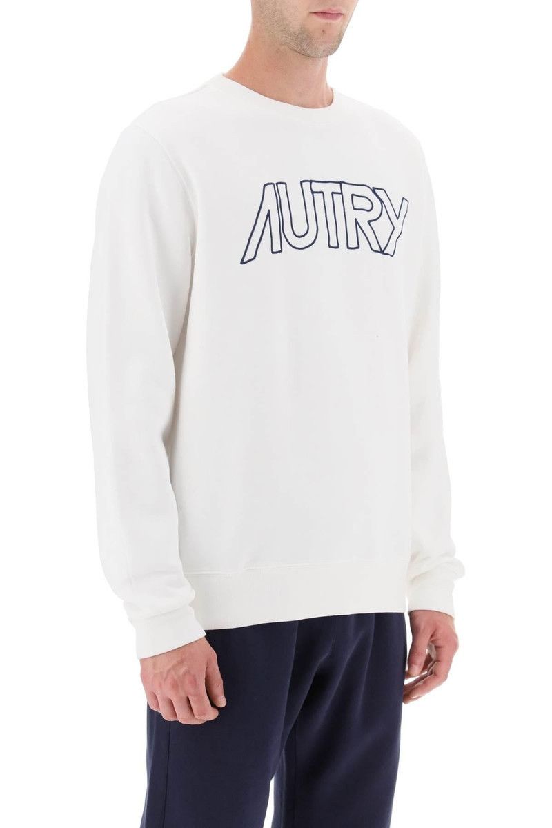 AUTRY o1y0526 Logo Sweatshirt in White Size US L / EU 52-54 / 3 - 3 Thumbnail