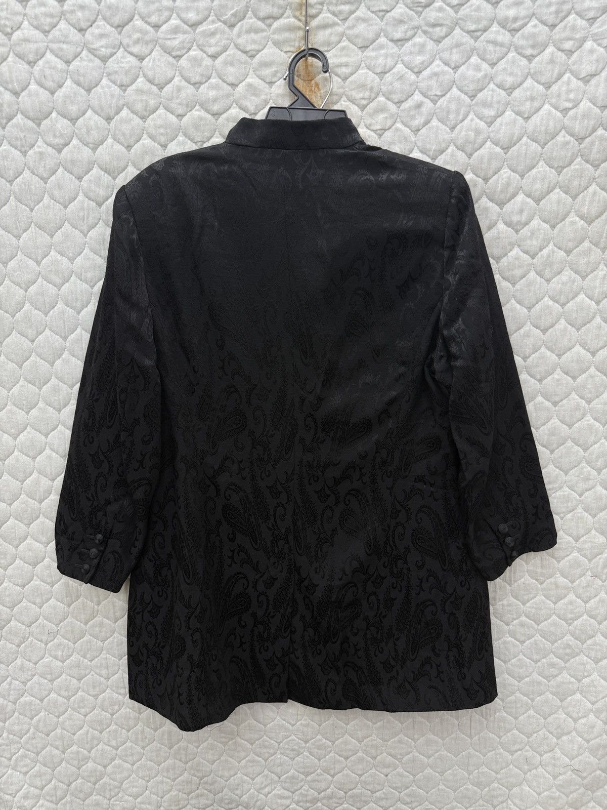 Jaeger 🔥🔥🔥ARCHIVE JAEGER BLACK PAISLEY JACKET Size M / US 6-8 / IT 42-44 - 4 Thumbnail