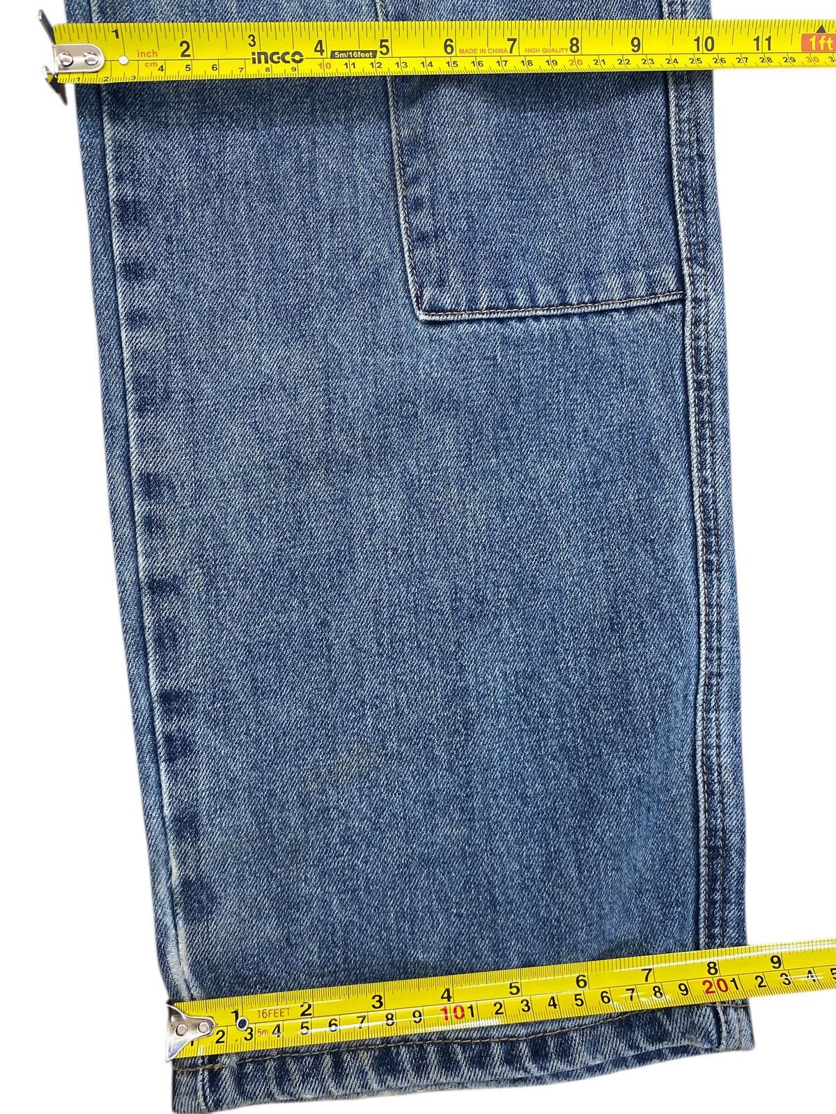 Japanese Brand Japanese Brands Baggy Wide Leg Cargo Jeans Size US 34 / EU 50 - 10 Thumbnail