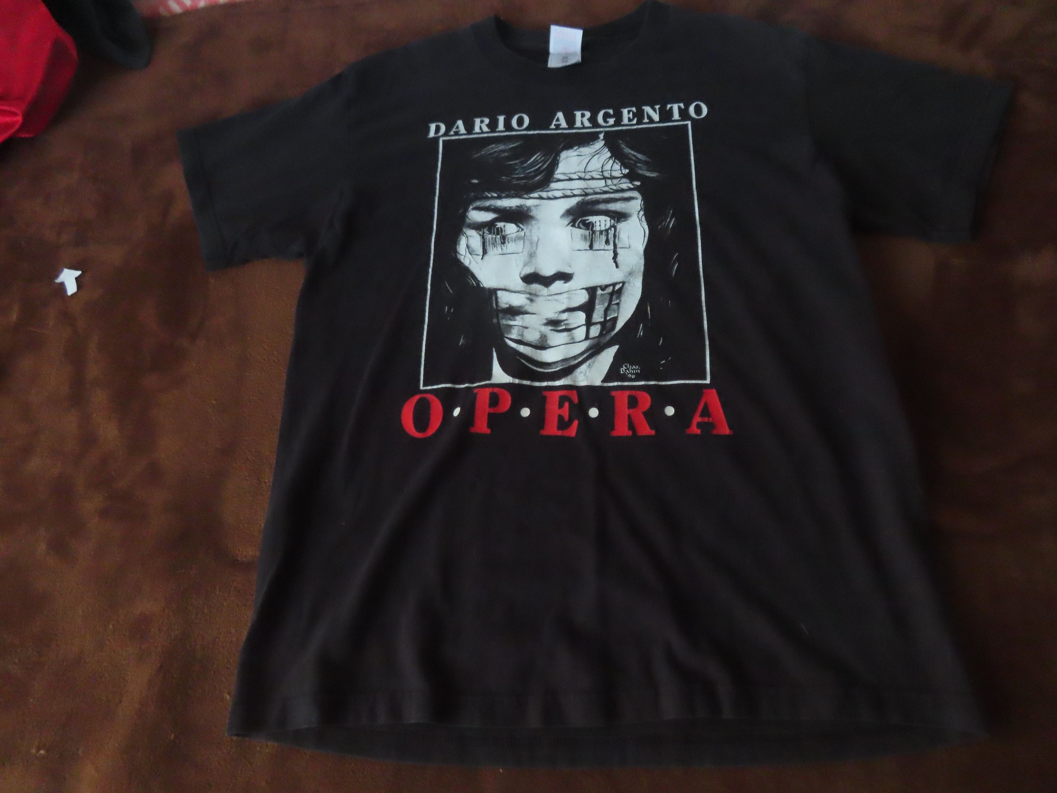Fruit Of The Loom × Vintage Horror Dario Argento Opera Horror Shirt Rotten Cotton Size US L / EU 52-54 / 3 - 1 Thumbnail