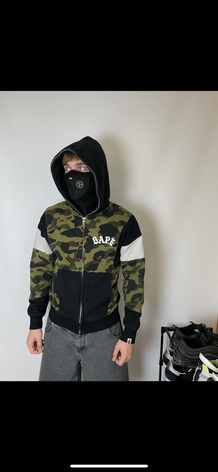 Bape 1st Camo Color Block Full Zip Hoodie Size US M / EU 48-50 / 2 - 22 Thumbnail