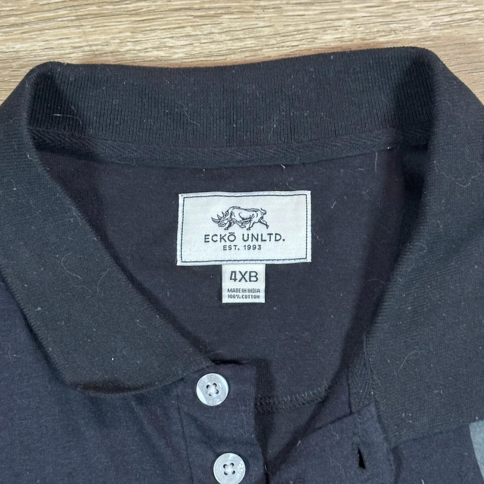 Other NWT Ecko Unltd Mens Polo Shirt 4XB Black The Rhino League Size US XXL / EU 58 / 5 - 4 Thumbnail