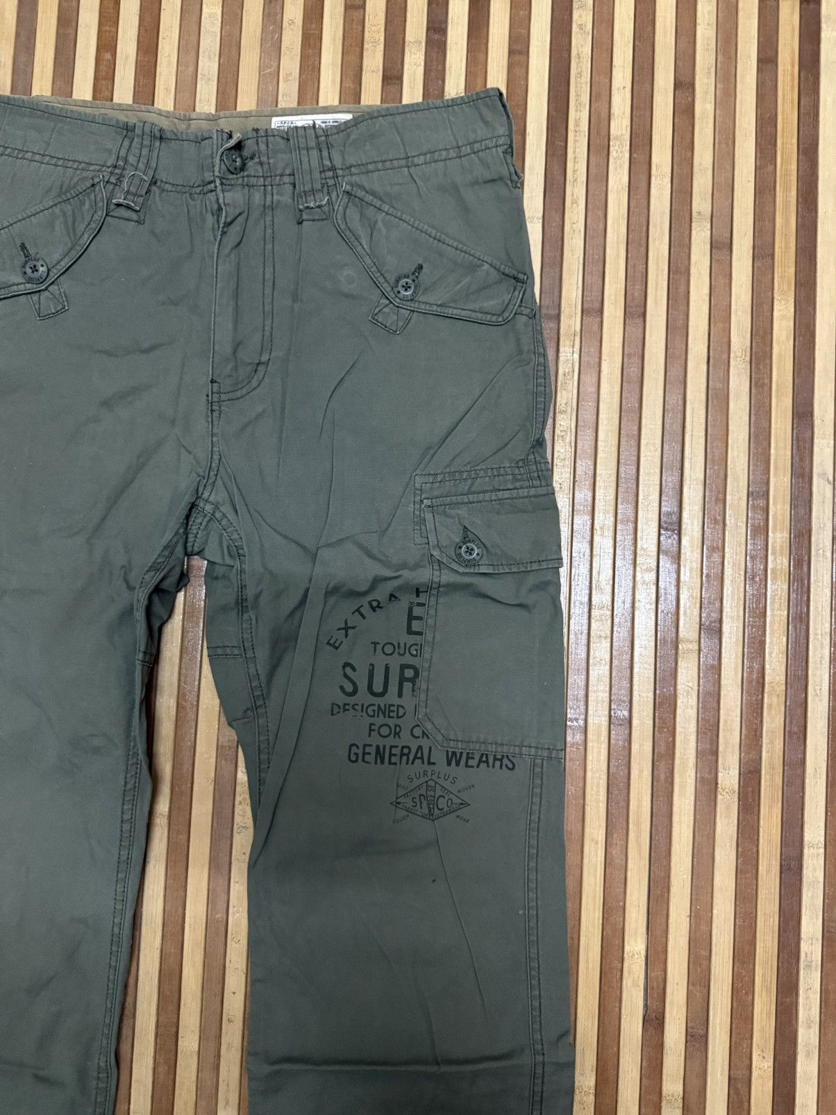 Japanese Brand Military Surplus Supply Cargo Pants / Streetwear / W34x29.5 Size US 34 / EU 50 - 4 Thumbnail