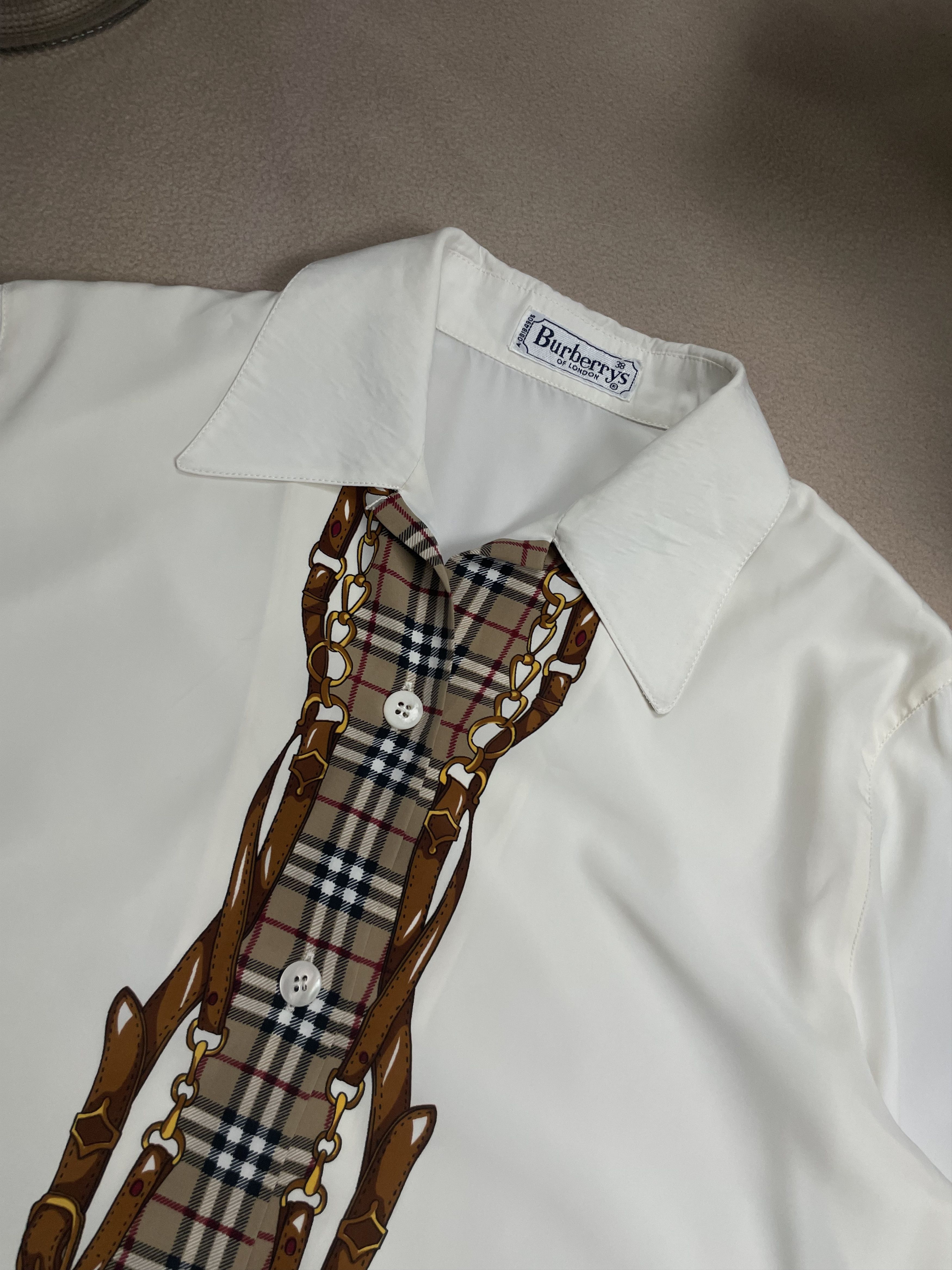 Burberry Burberry Quite Luxury Shirts Model Cirbs Size 38 Fit M Size M / US 6-8 / IT 42-44 - 3 Thumbnail