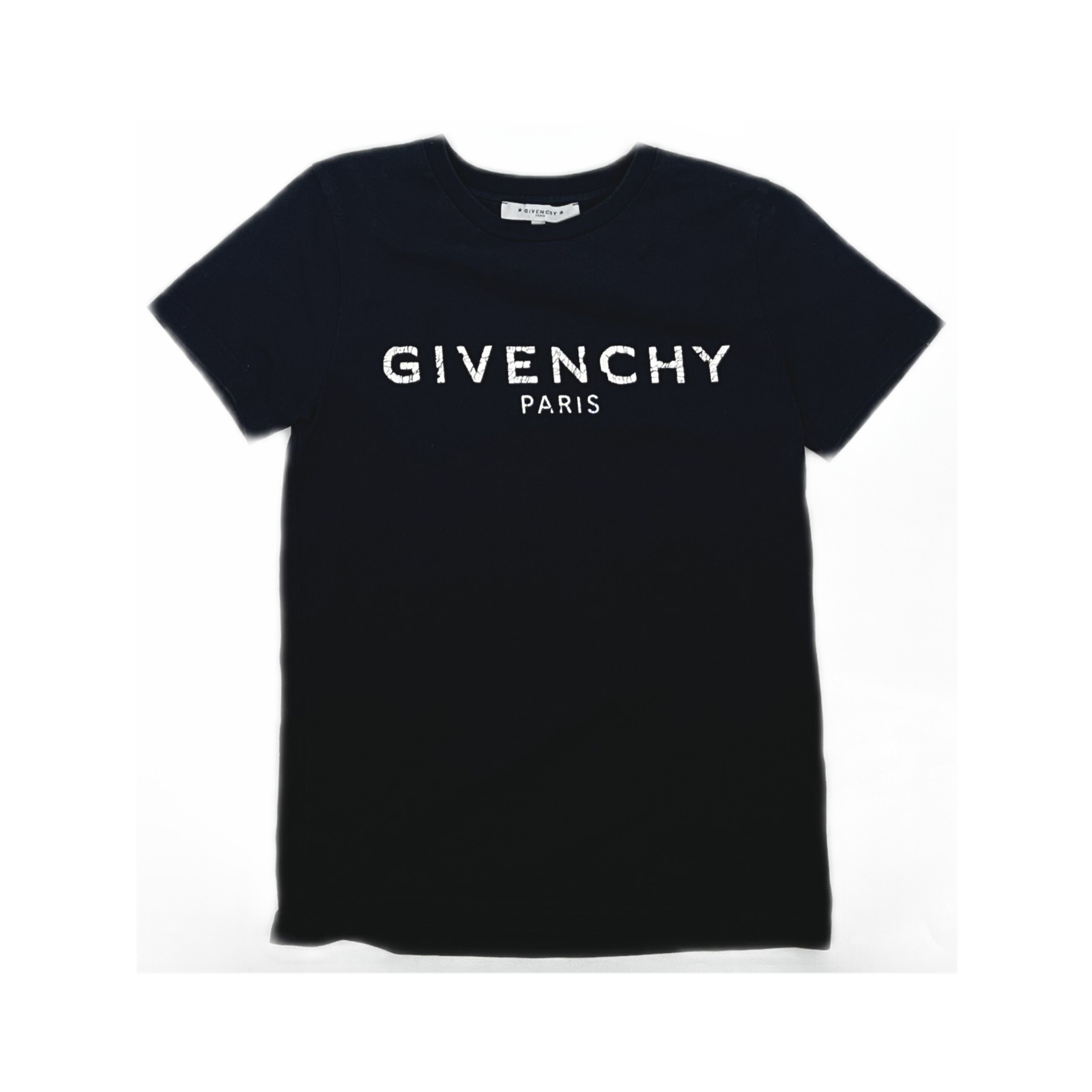 Givenchy Givenchy Cracked Logo T-Shirt Size XXS Size XXS / US 00 / IT 34 - 1 Thumbnail