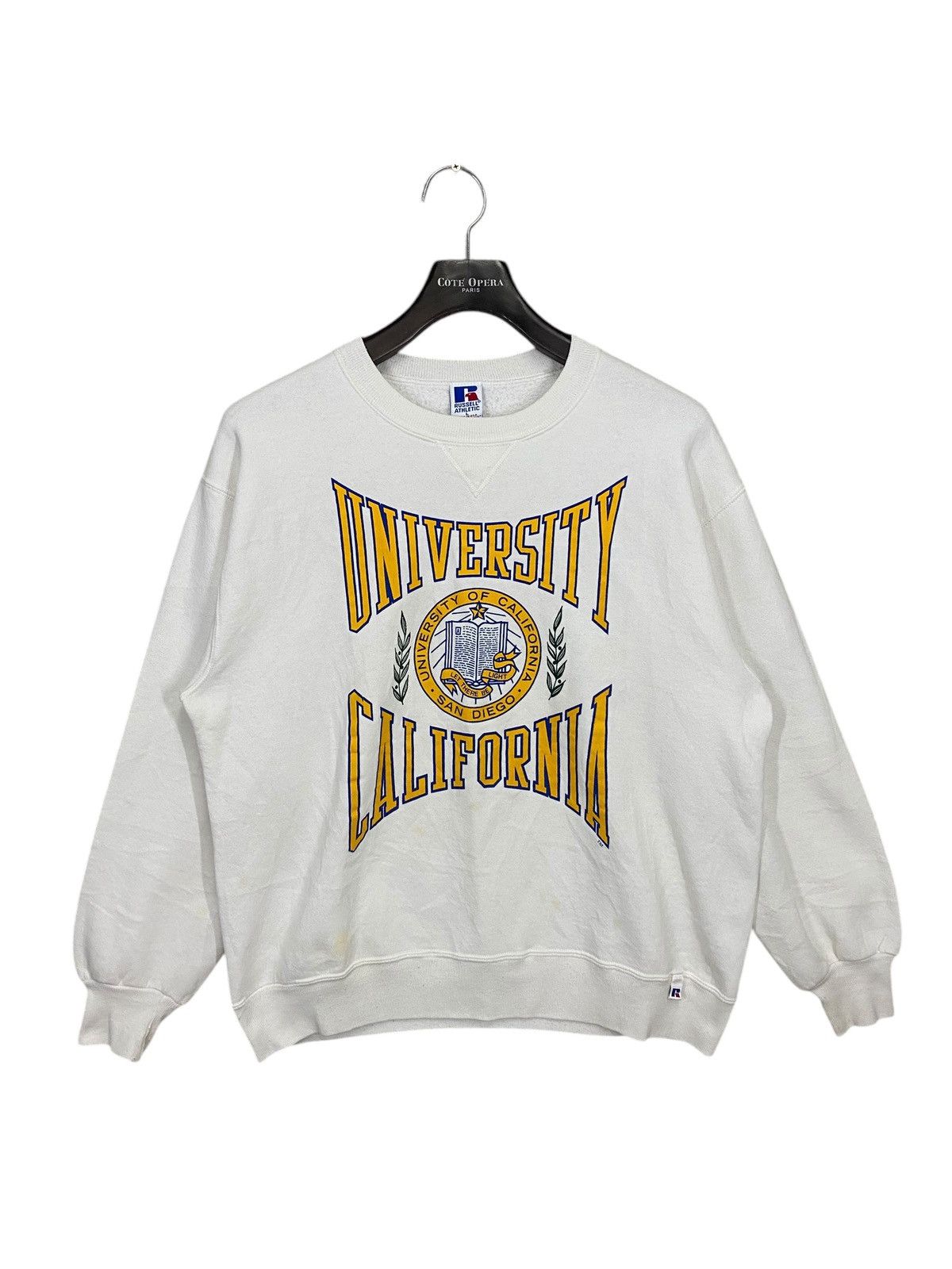 Russell Athletic Vintage university of california by russell athleti crewneck Size US L / EU 52-54 / 3 - 1 Thumbnail