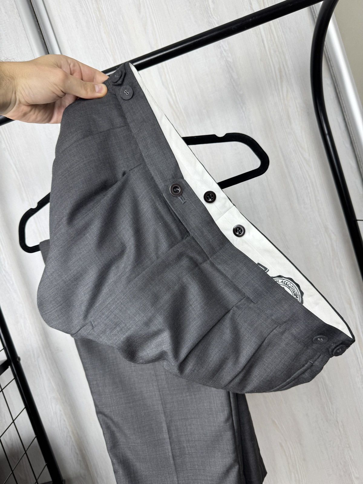 Diesel Diesel Institute of Massconsumer Wool blend grey 2 pcs suit Size 42R - 16 Thumbnail
