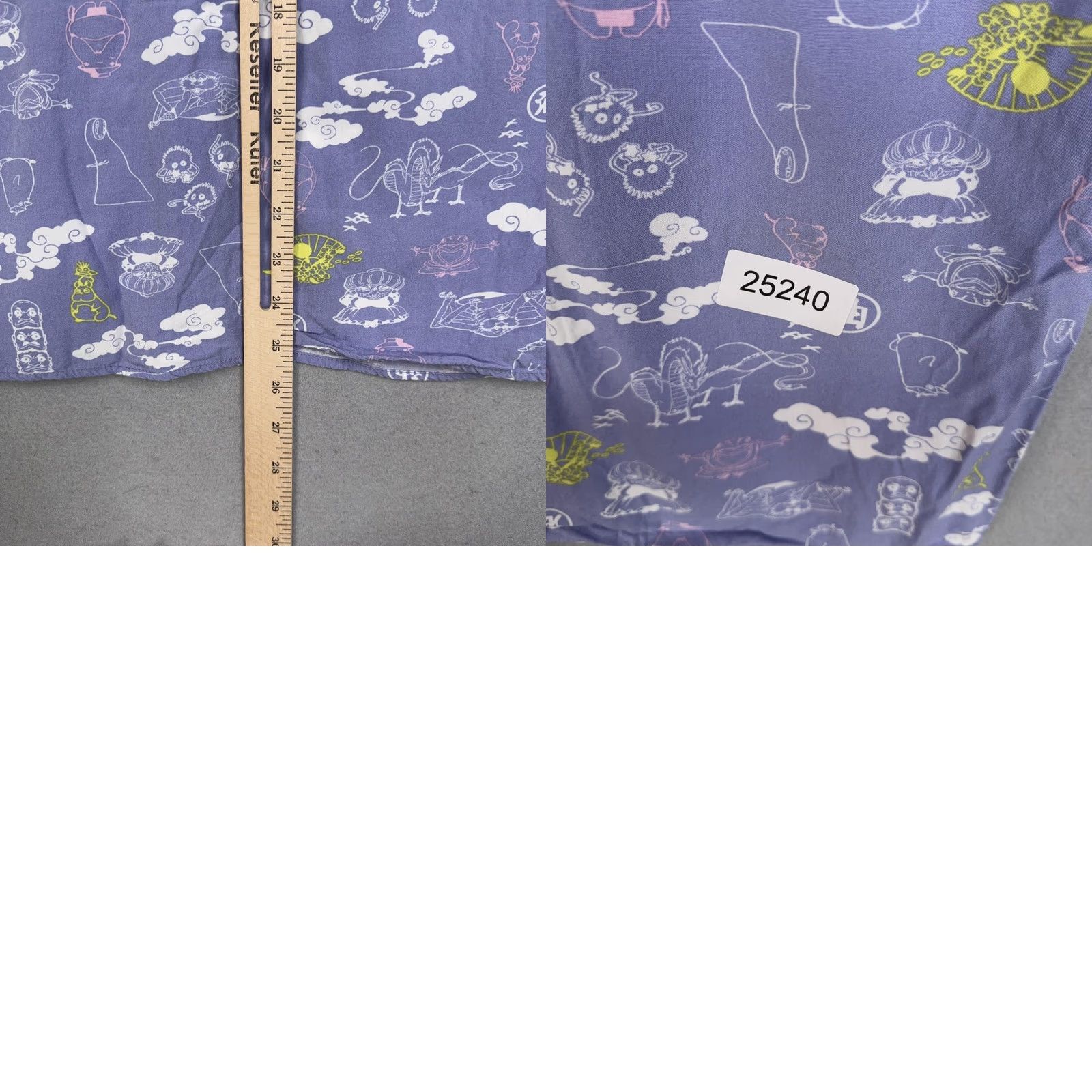 Vintage VINTAGE Her Universe Shirt Womens Small Purple Spirited Away Anime Print Button Up Top Size S / US 4 / IT 40 - 9 Thumbnail