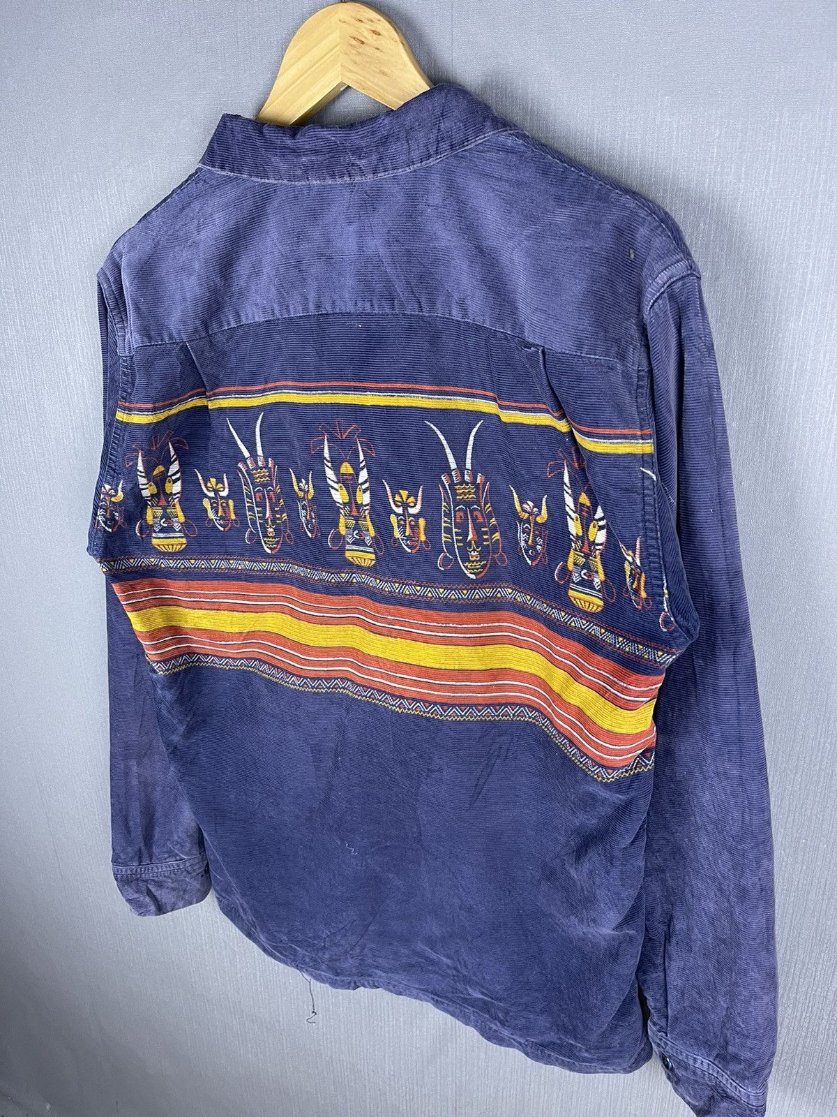 Sugar Cane × Toyo Enterprises × Vintage VINTAGE SUGAR CANE Style Eyes Rockabilly Corduroy Button Ups Size US M / EU 48-50 / 2 - 9 Thumbnail