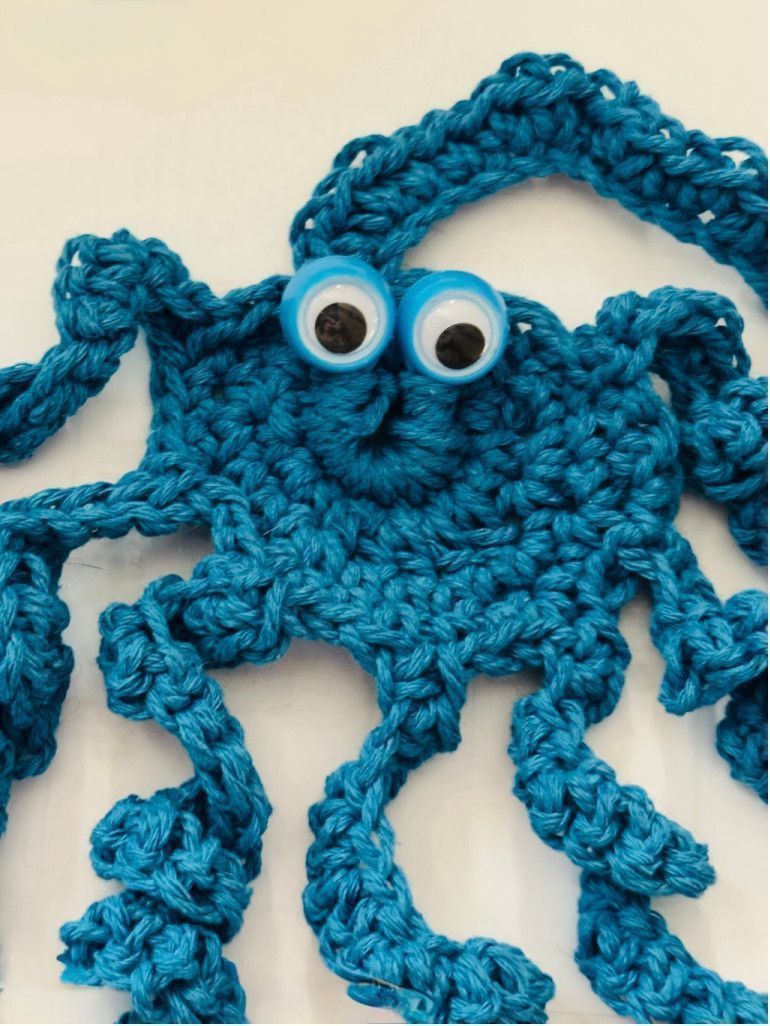Handmade Crochet Octopus Toy – Handmade & Whimsical Size ONE SIZE - 3 Thumbnail