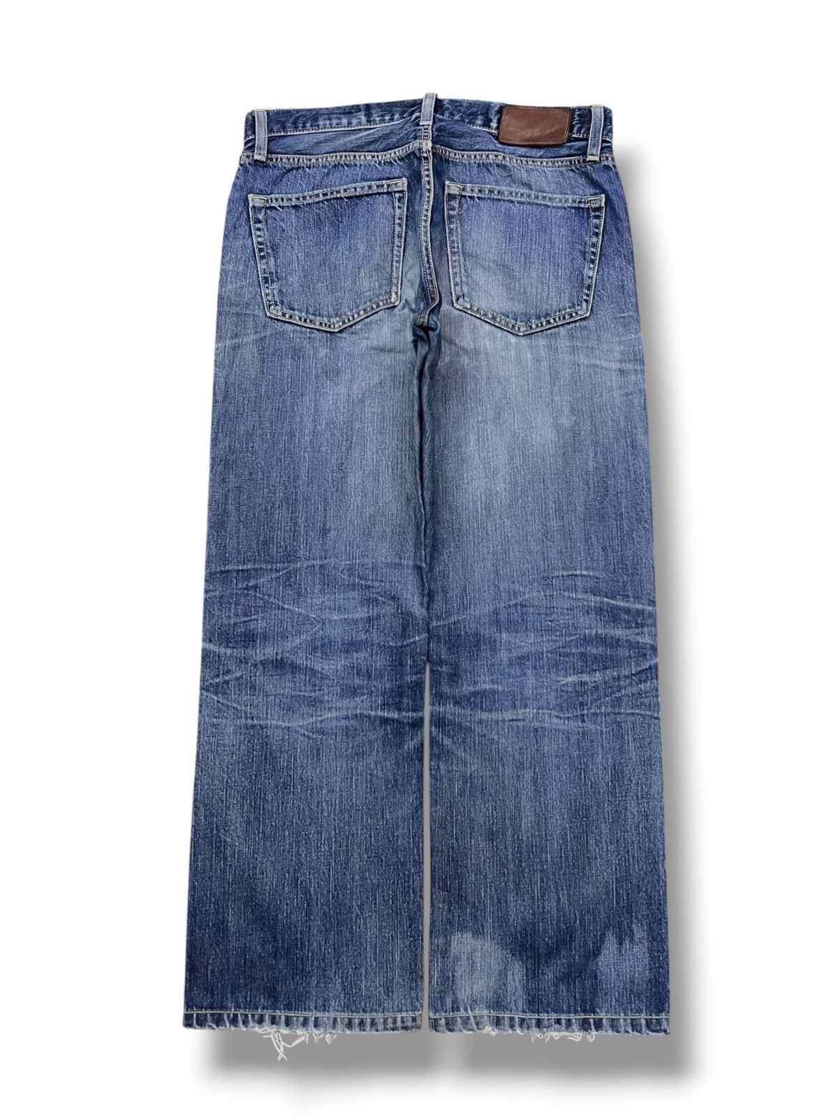 Uniqlo Vintage Uniqlo UJ - Faded Wash, Distressed Denim Size US 31 - 3 Thumbnail