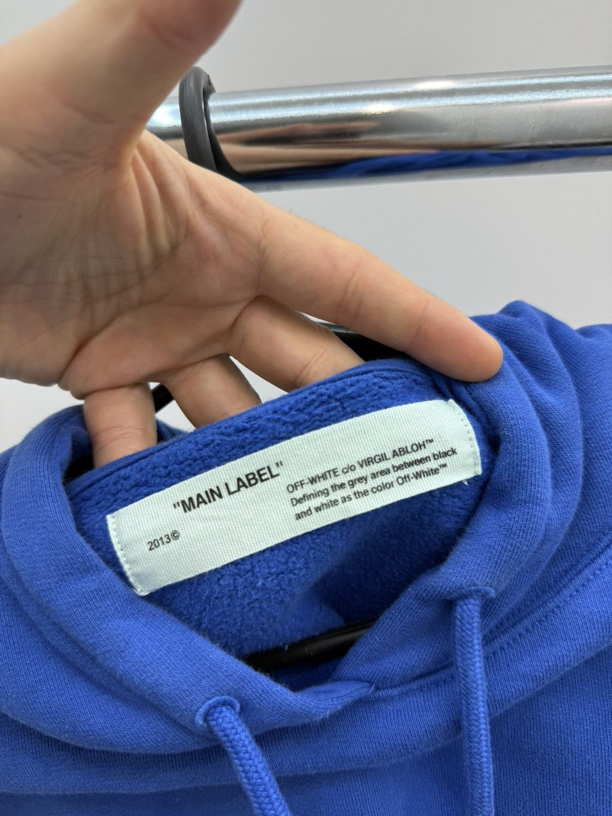 Off-White Off White Cropped Hoodie Size M / US 6-8 / IT 42-44 - 3 Thumbnail