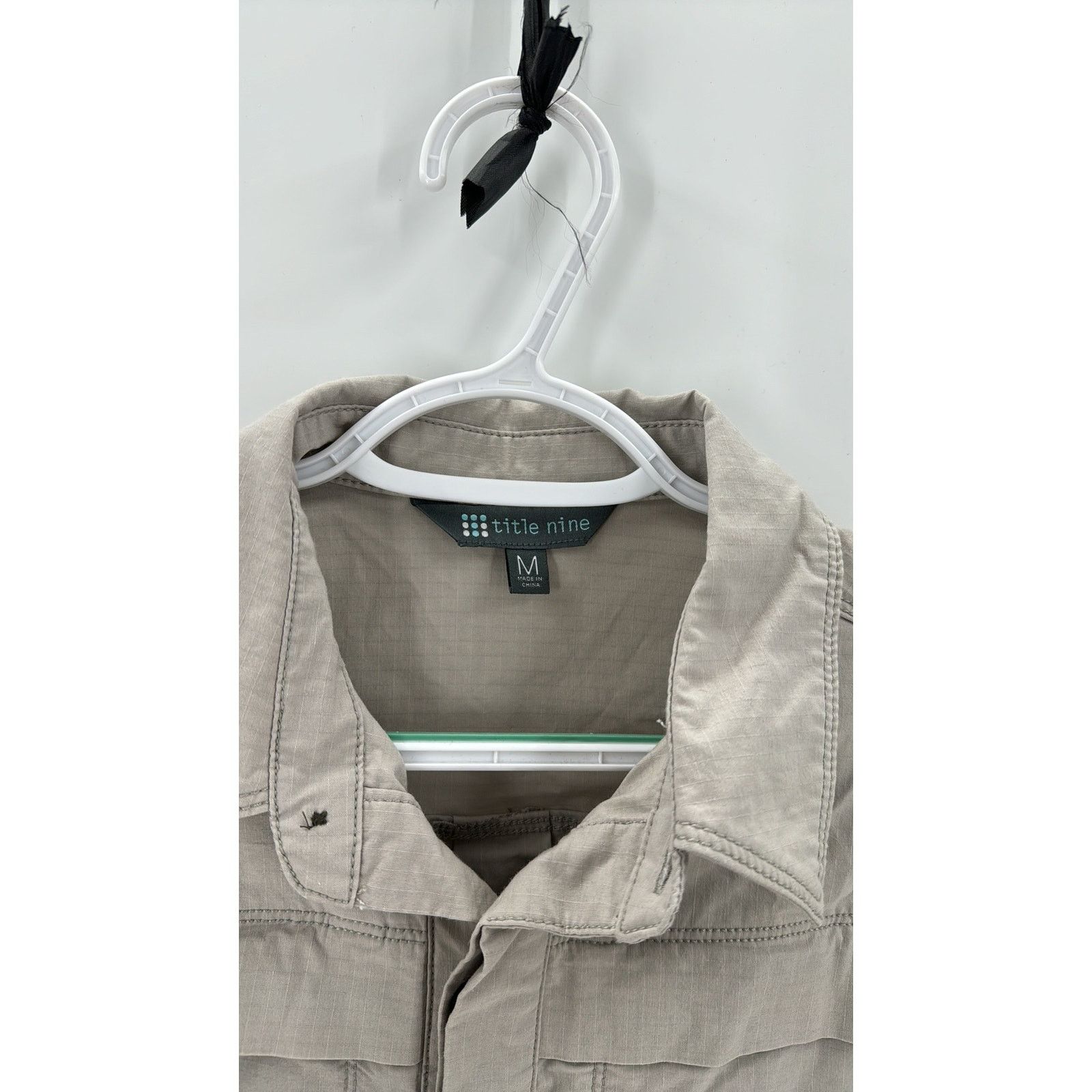 Other Title Nine Wren Utility Shirt Dress beige casual work Size M / US 6-8 / IT 42-44 - 7 Thumbnail