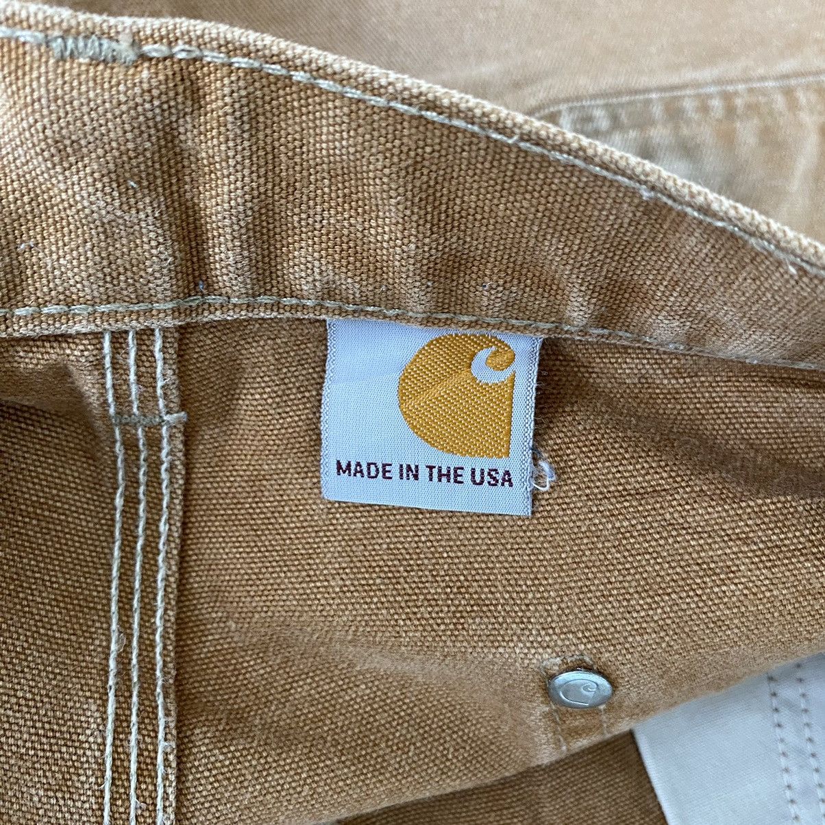 Carhartt VTG Carhartt Double Knee Dirty Carpenter Work Pants Size US 35 - 21 Thumbnail