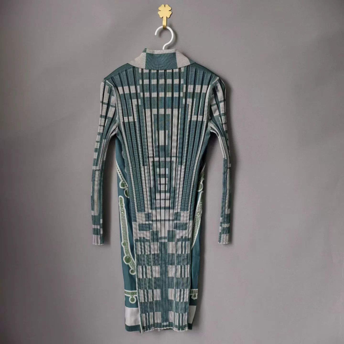 Hermes HERMES cashmere-silk blend zip dress NWT 34 Size XS / US 0-2 / IT 36-38 - 2 Thumbnail