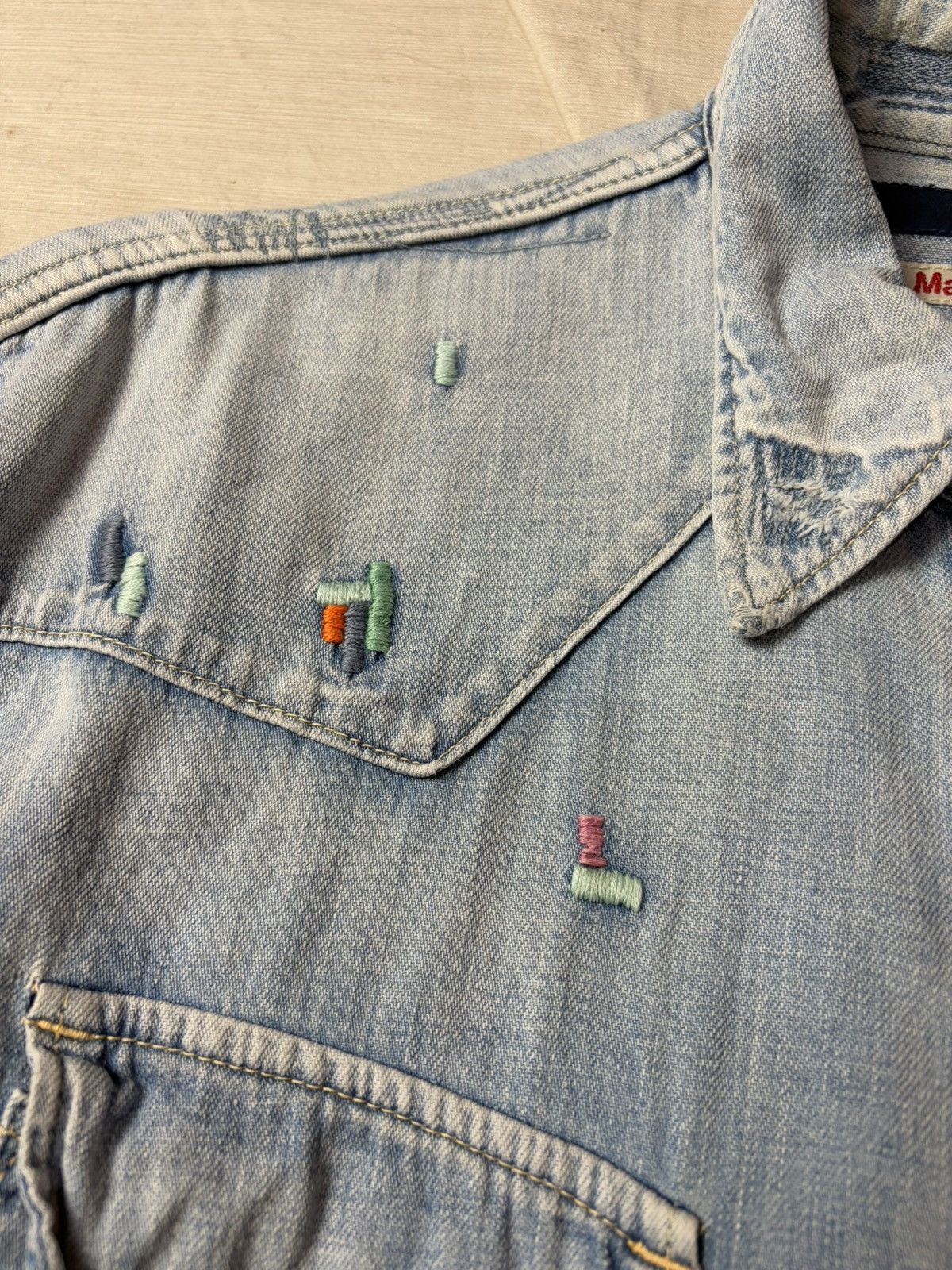 Kapital Kapital Outerwear Denim Jacket Silver Pendant Size US L / EU 52-54 / 3 - 4 Thumbnail