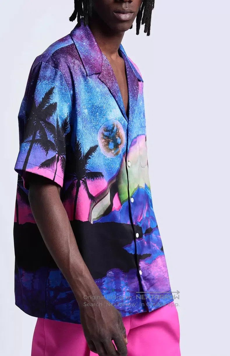 Valentino Valentino Genuine Cosmic Sky Oil Painting HD Printed Xavi Size US M / EU 48-50 / 2 - 3 Thumbnail