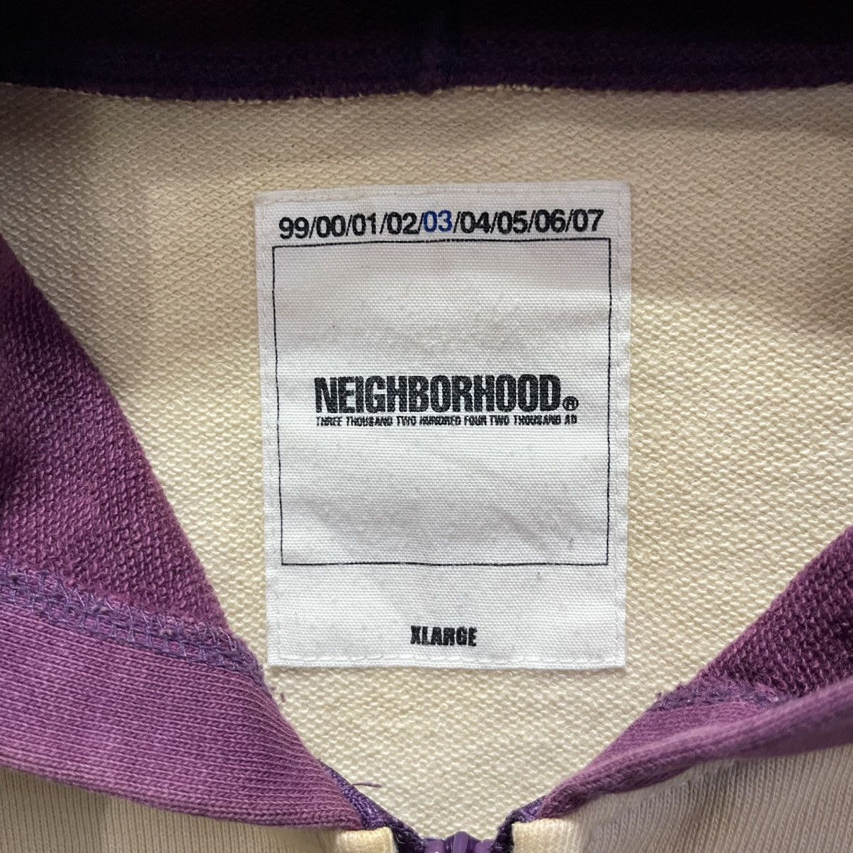 Neighborhood 2003 Neighborhood “Disco” Archive Zip Hoodie Purple & Cream Size US XL / EU 56 / 4 - 9 Thumbnail
