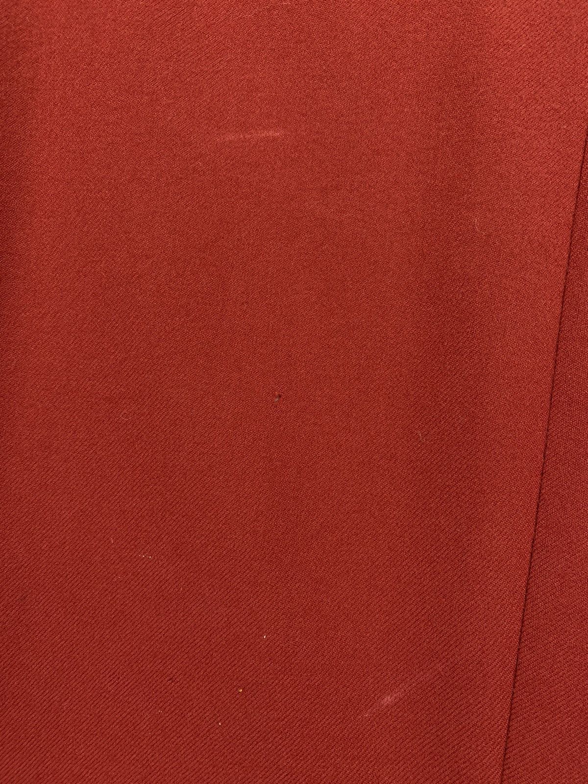Burberry Vintage Burberry Rare Red Wool Blazer Coat Jacket Size US M / EU 48-50 / 2 - 15 Thumbnail