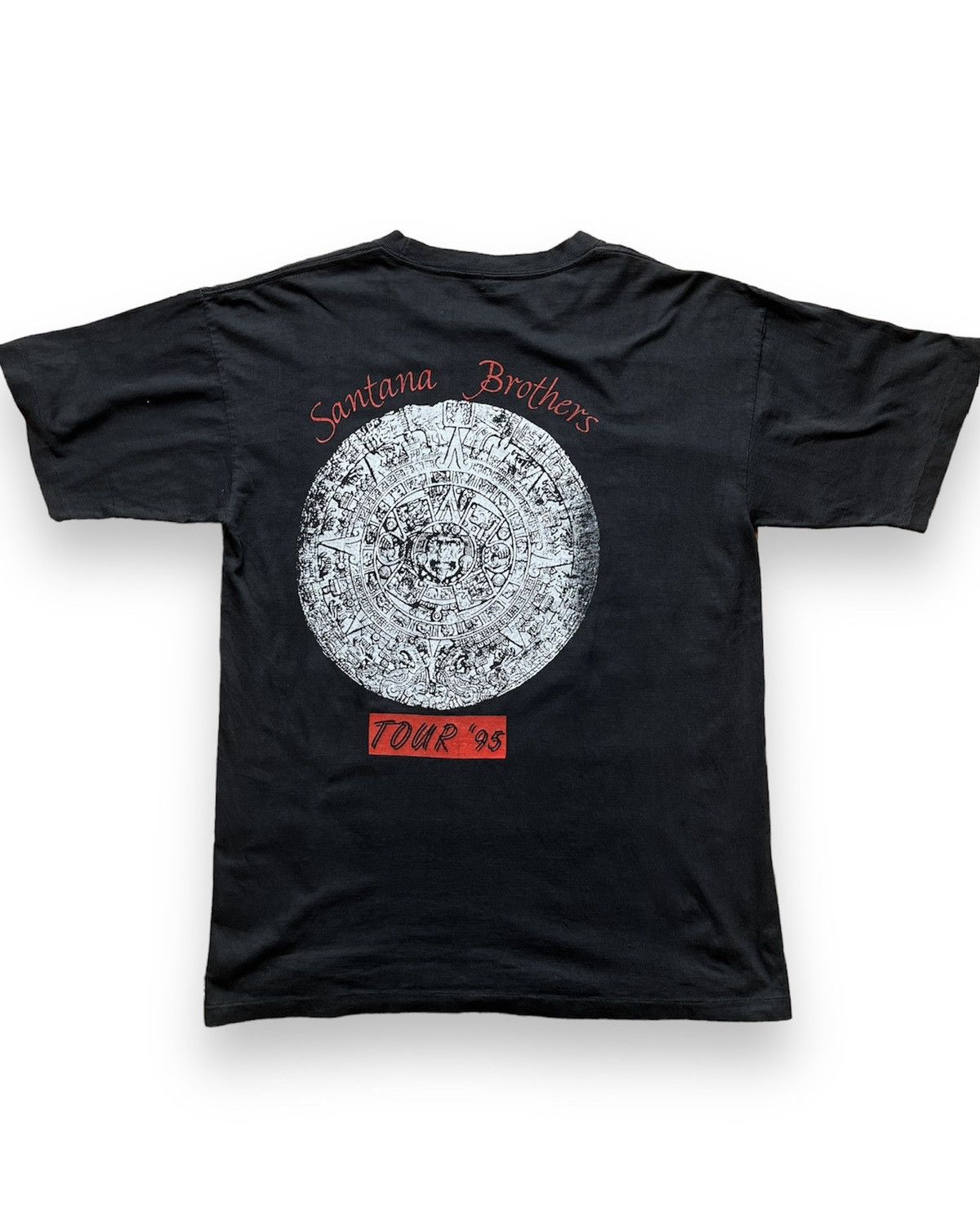Band Tees × Vintage Rock Santana Brothers In Concert Tour 95 TShirt Size US L / EU 52-54 / 3 - 2 Thumbnail
