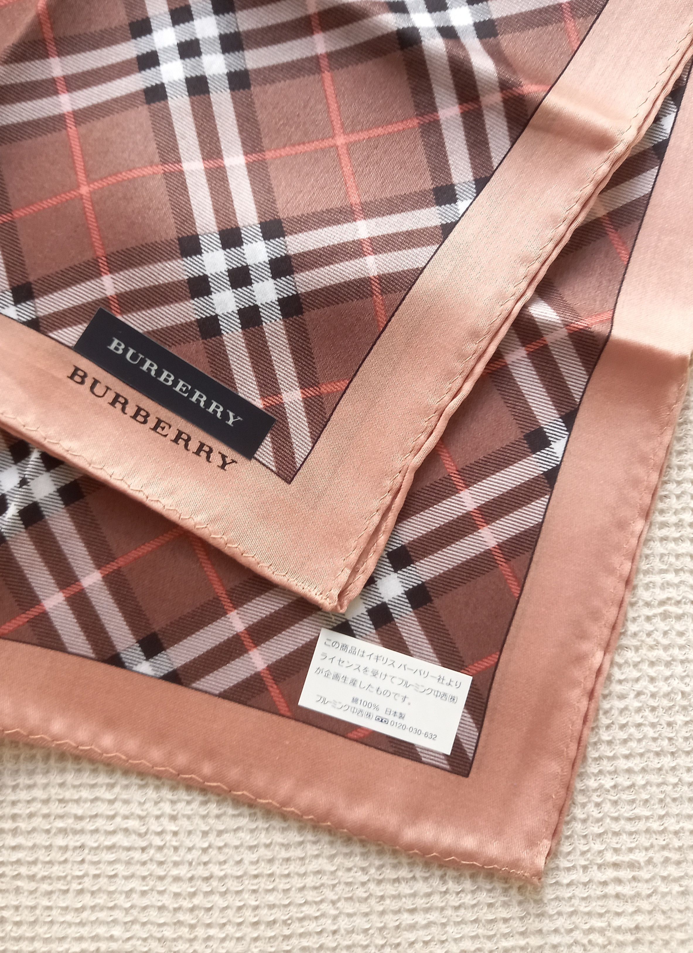 Burberry × Vintage NEW Burberry bandana handkerchief neckerchief nova check Size ONE SIZE - 2 Thumbnail