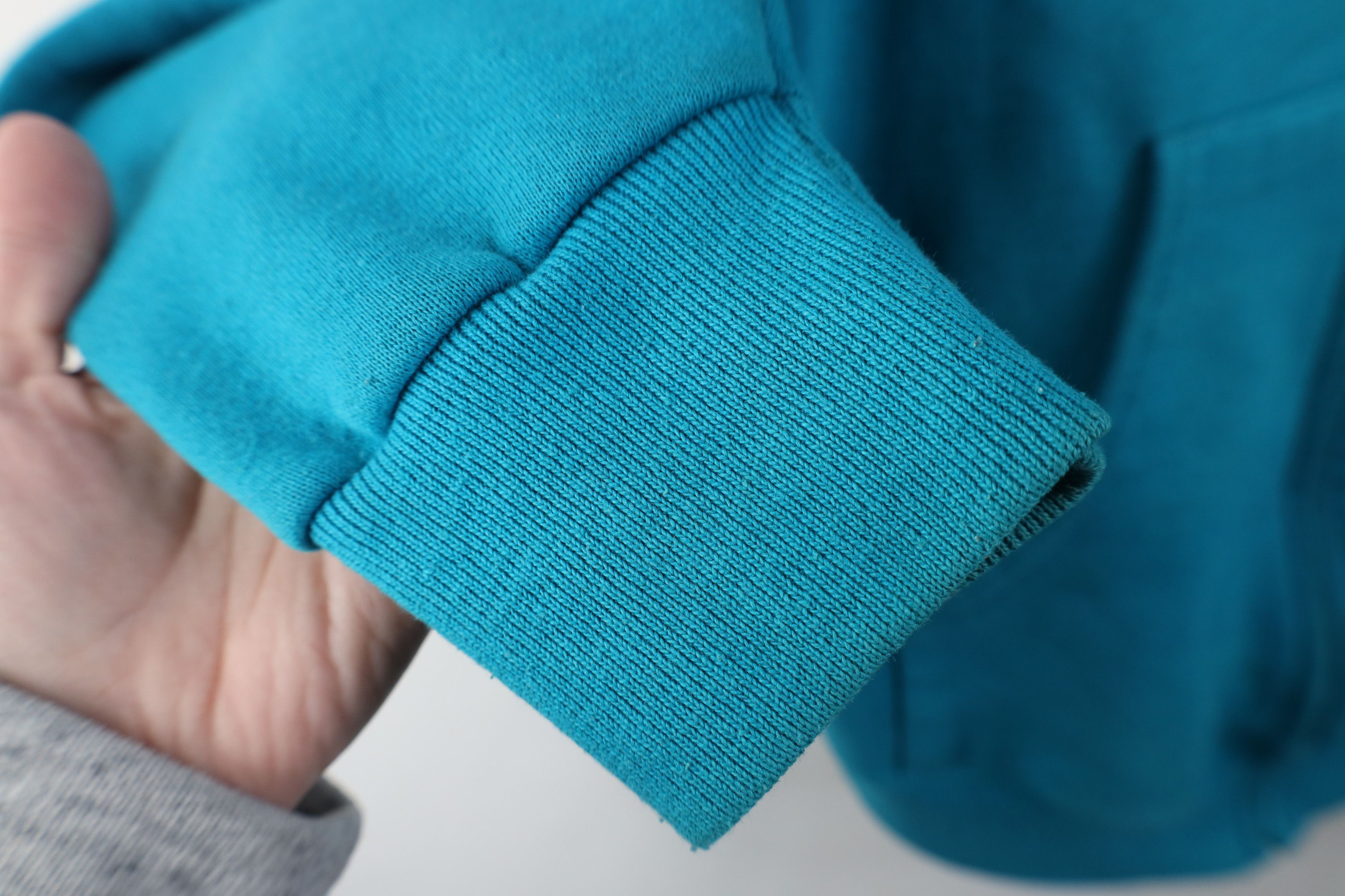 Vintage Vintage 90s USA Olympics Full Zip Hoodie Sweatshirt Teal USA Size US L / EU 52-54 / 3 - 9 Thumbnail