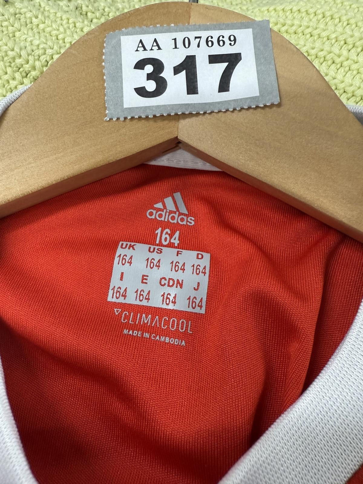 Adidas Manchester United Adidas Soccer Jersey Red White Size 164 Size US M / EU 48-50 / 2 - 2 Thumbnail